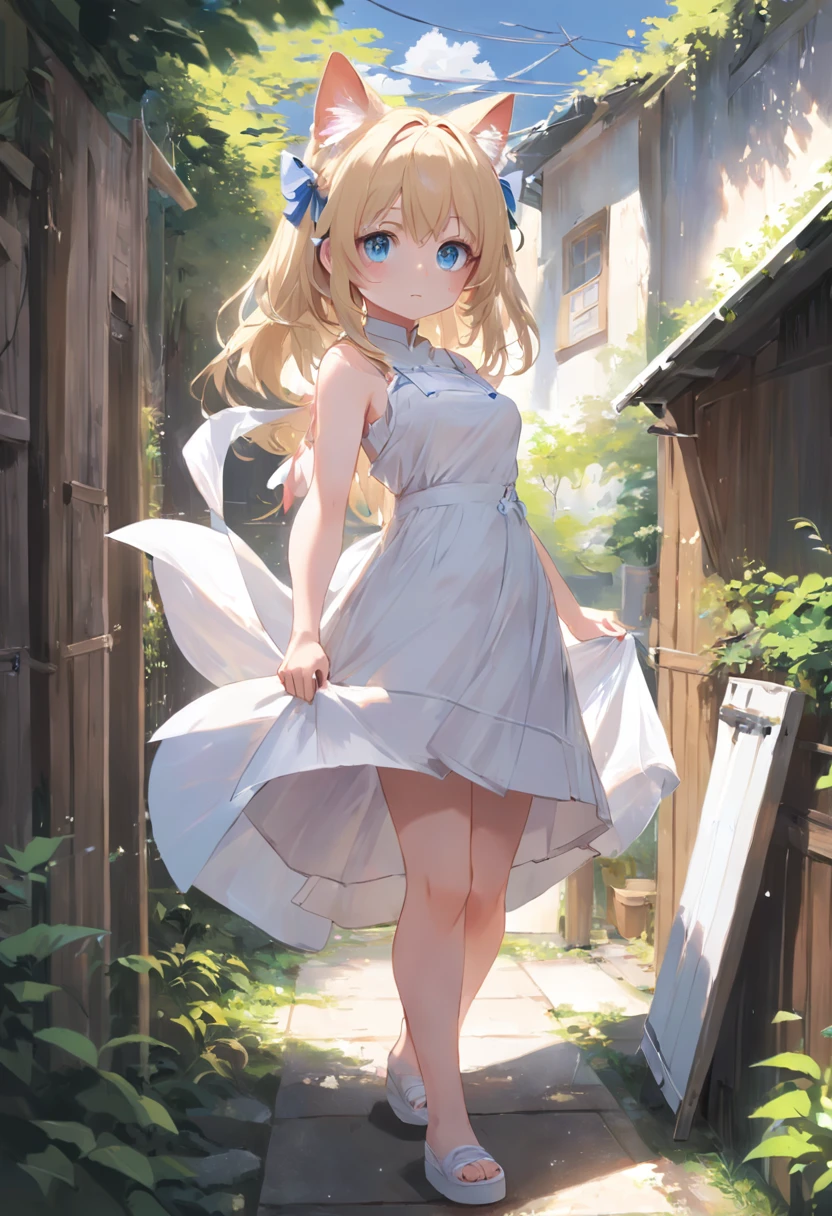The strong wind is showing her white cotton panties、The strong wind is showing her white cotton panties、Kyoko Otonashi　Maison Ikkoku Low Angle、Long skirt、Holding the flipping skirt with your hand in a strong wind、The strong wind is showing her white cotton panties、:((Holding the flipping skirt with your hand))