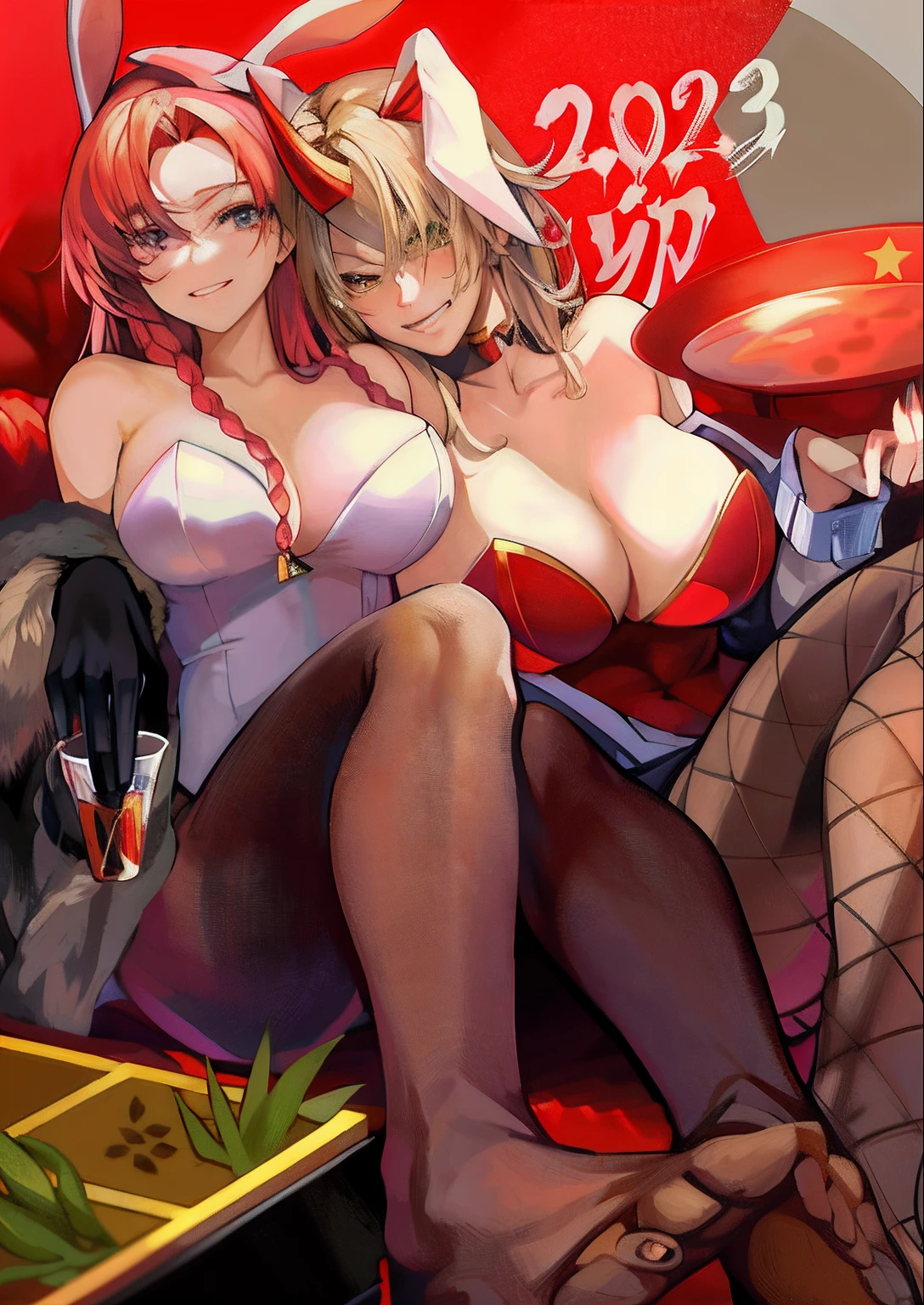 Anime girl sitting on sofa，legs crossed, seductive anime girls, anya from spy x family, beautiful and seductive anime woman, kurisu makise, makise kurisu, Sitting on the sofa, Marin Kitagawa fanart, juri misaki, SFW version, ecchi anime style, asuka suit under clothes!, commission for high resolution