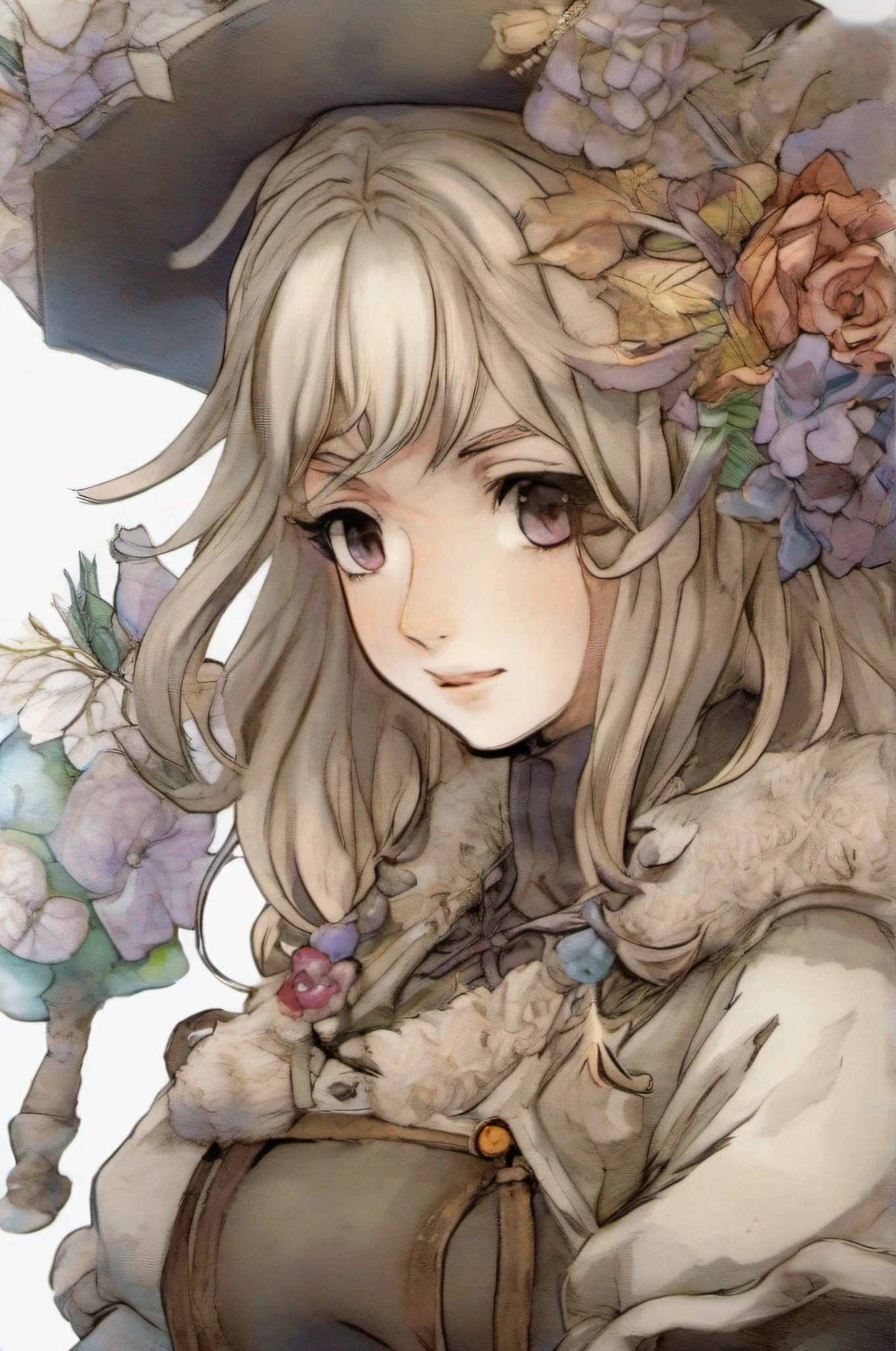 an animated character, octopath traveller style, from bravely default ii, boris valejo. octopath traveler, haibane renmei, jrpg character art, Octopus Voyager, Female protagonist 👀 :8, ( ( character concept art ) ), final fantasy tactics character, natalie from epic battle fantasy, Official Character Art