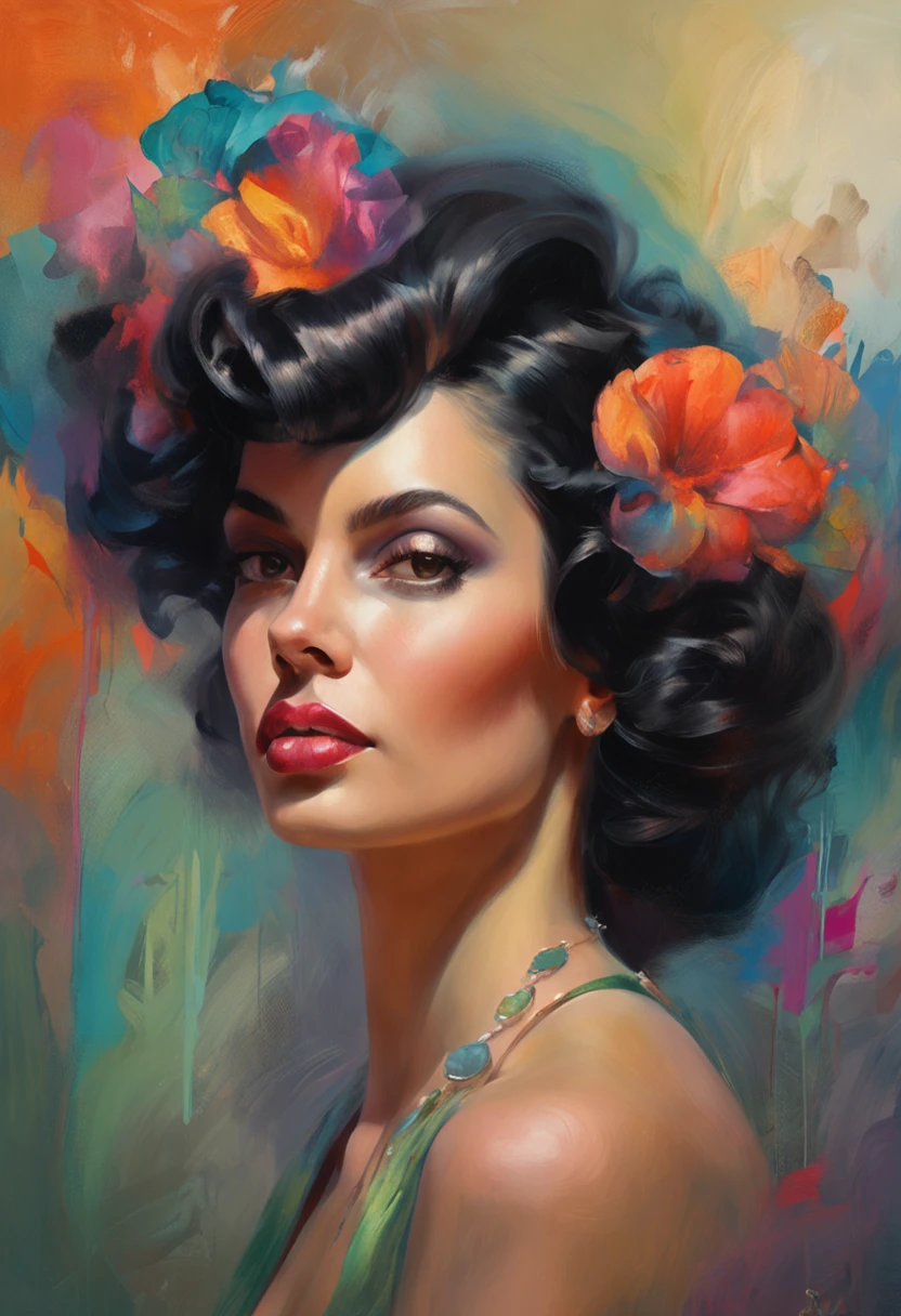 Victorian Hungarian women Women of the 16th century, Hazel hair, Pink lips, Nice feature, Wadim Kashin, james gurney, ink, Splash Art, Amazing beauty , Royo, after sexing, Super detailed splash art modern European ink oil painting, Mid gorgeous breasts, Gorgeous body, Light Turmaline Green eyes, Blush, greg rutkowski.