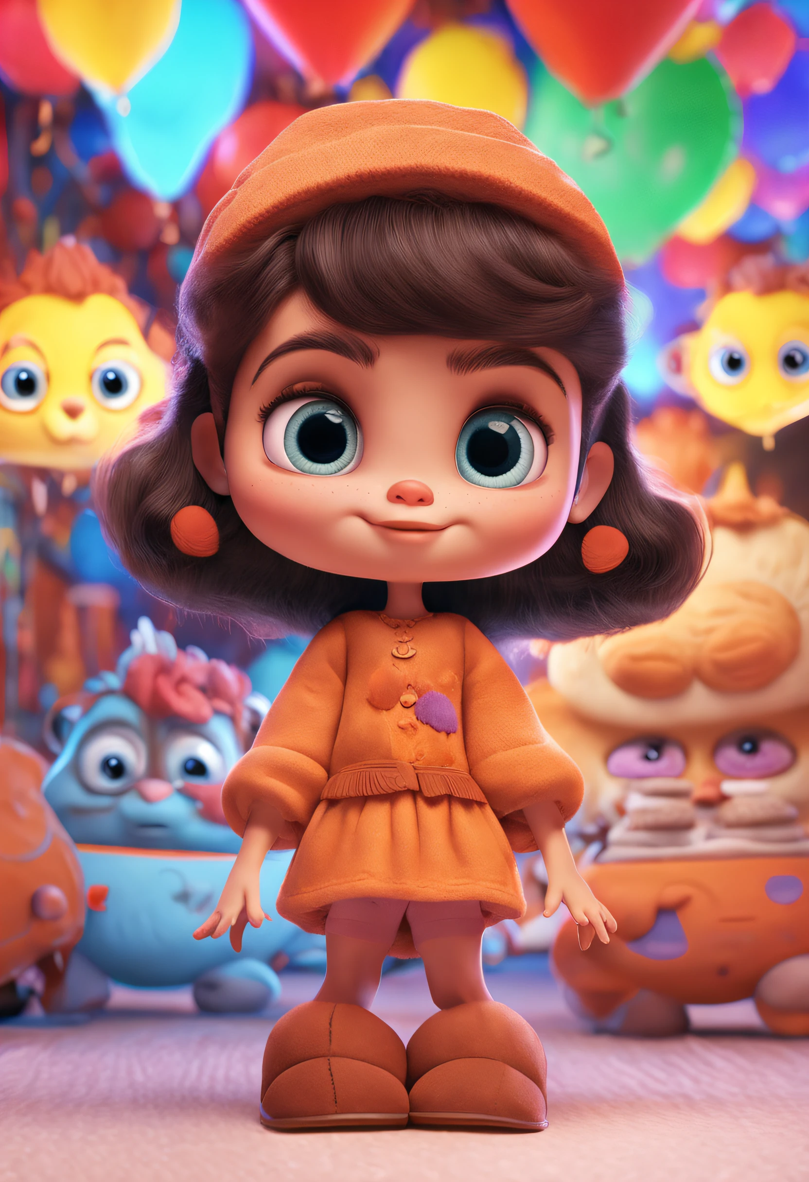 (masterpiece), (best quality), (ultra-detailed), (full body:1.2), Super cute,  Pixar, Baby bear, Big bright eyes, Fluffy, Smile, Delicate and fine, Fairy tales, Incredibly high detailed, Pixar style, Bright color palette, Natural light,  Octane render, Trending on Artstation, Gorgeous, Ultra wide angle, 8k, HD, Realistic