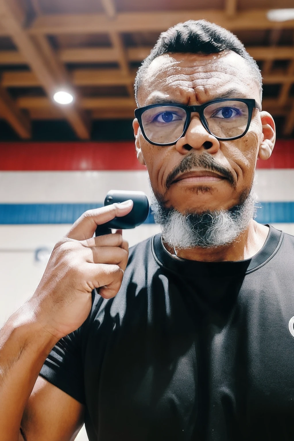 guttovendo1, Create an extraordinarily detailed and realistic portrait of a man, glasses perched on his face, who is depicted as a dedicated personal trainer. He's shown in a gym, giving instructions to his female student as she uses a fitness machine. The focus should be on the interaction and dedication of the instructor to his student. The man and his student should be dressed in gym attire, and the image should have an incredibly detailed and lifelike quality. The background should be heavily blurred, emphasizing the central characters. The resolution should be in stunning 8K UHD, ensuring exceptional clarity and precision.