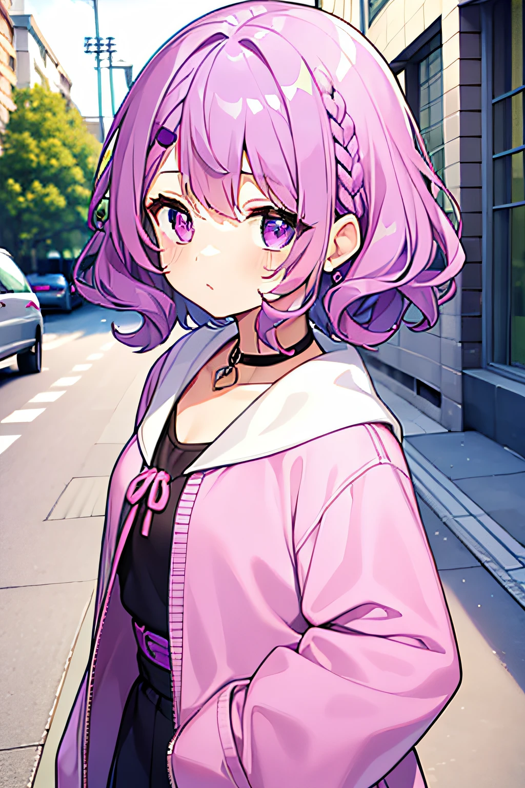 purple eye