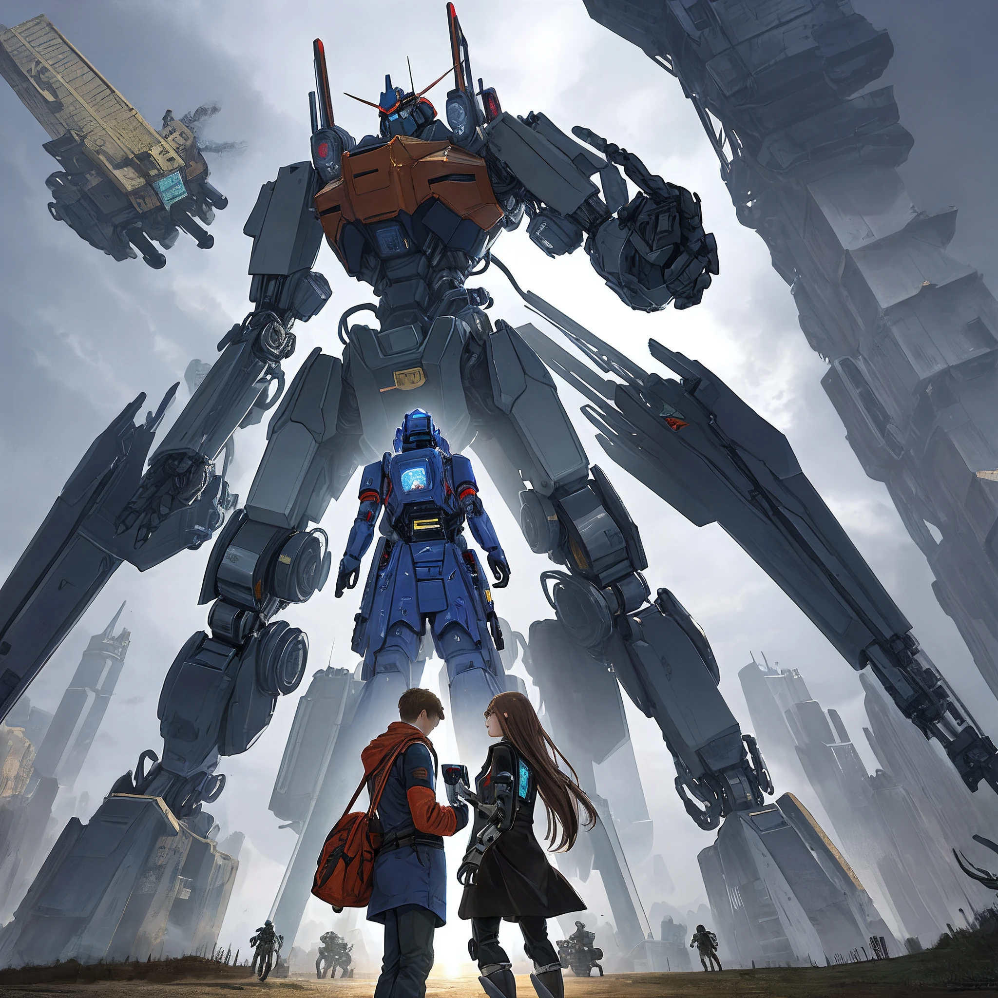 mechs,giant mecha,giant things,immensity,Poor vision,CG,delicated,EVA,First machine,Machine One,Runaway,arousal