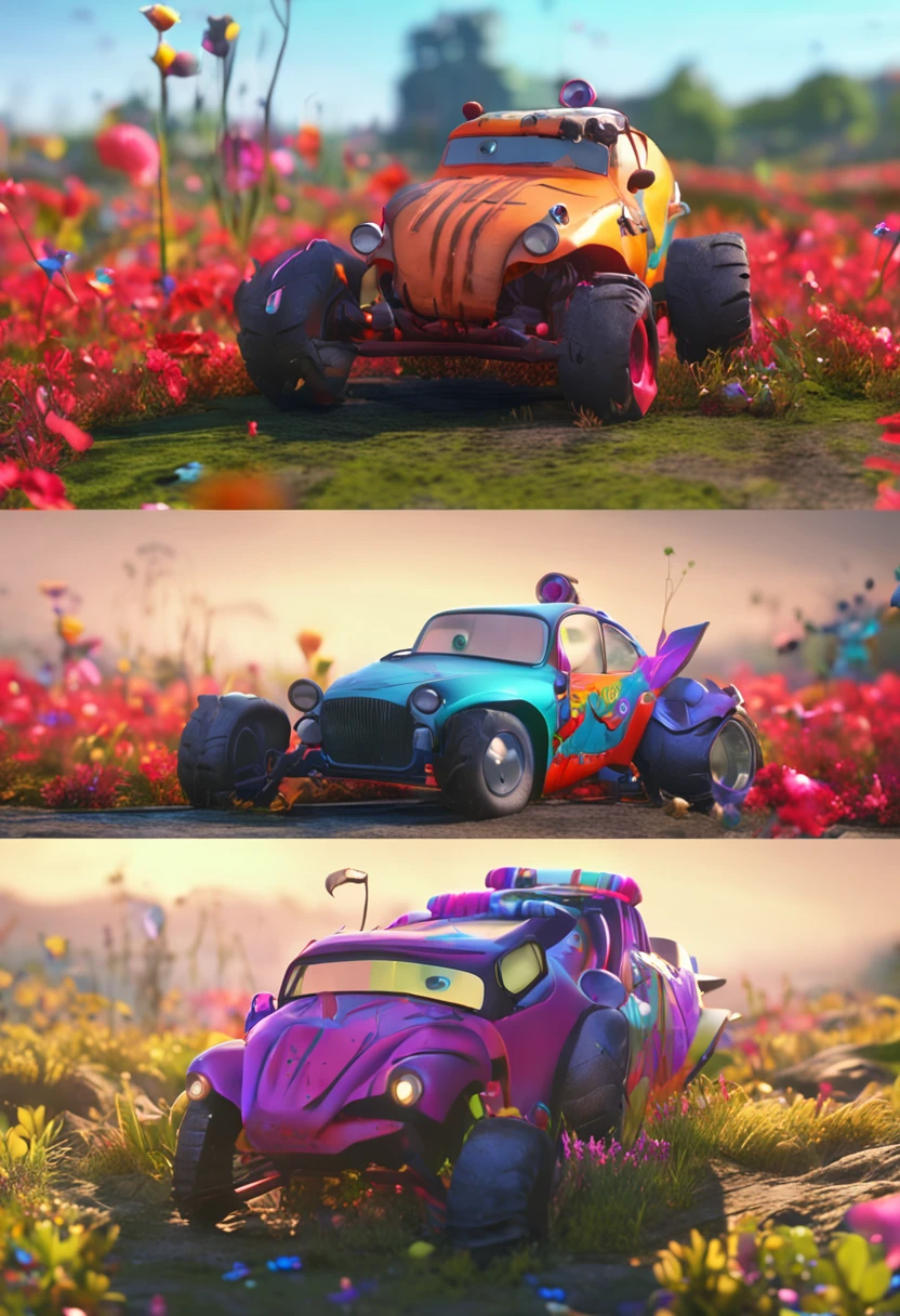 a couple of bugs standing next to each other on a field, game key art, depicted as a pixar character, official splash art, high technology inplants, realistic movie photos, Ultra high definition, Realistic medium, Bright color, Highly detailed, Ultra HD drawings, Perfect composition, Beautiful details intricate crazy details octane rendering trends on ArtStation, of 8K., realistic conceptual art, Soft, natural volume, cinematic light
