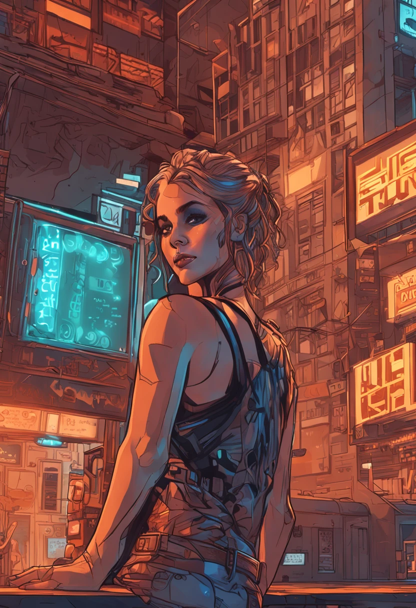 beautiful furry cat, woman, jumping between buildings,orange skin, shorts, tank top, photorealistic beautiful woman, full body, hyperdetailed painting, luminism, bar lighting, complex, 4k resolution concept art portrait by Greg Rutkowski, Artgerm, WLOP, Alphonse Mucha, little steampunk pojatti realistic fusion, details Isometric Fractal Bioluminescents, 3D Rendering, Octane Rendering, Intricately Detailed, Cinematic, Trending In The Arts Season | Isometric | Incredibly colorful, hand-drawn, dark, gritty, very realistic, klimt, erte .12k, intricate, hyper-realistic centered cover photo. definition of success, cinematic, draft, mix of bold dark lines and loose lines, bold lines, on paper,perfect fingers -imagine - --auto --s2