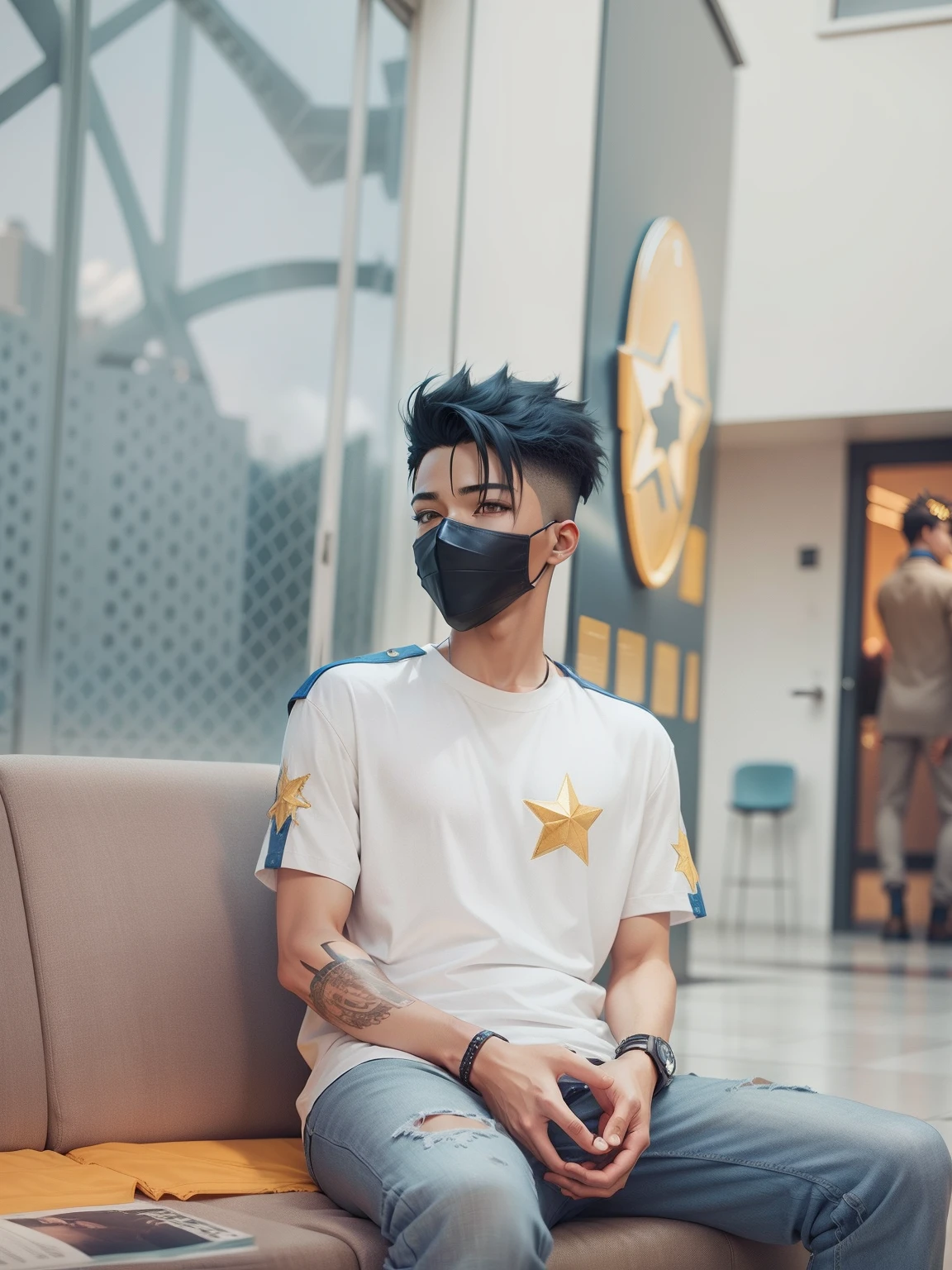 Anime realistic Star boy