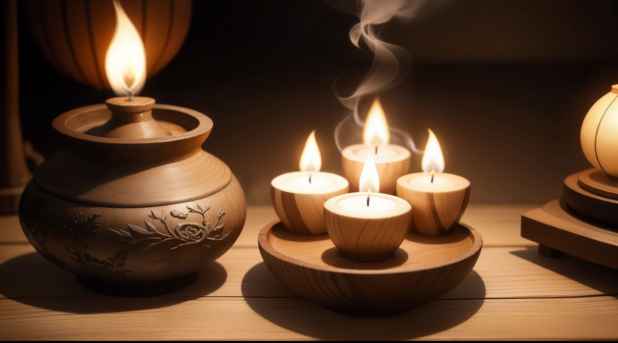 Nature in Korea, Mysteries of the East, Smoky Flavor, candles, natta