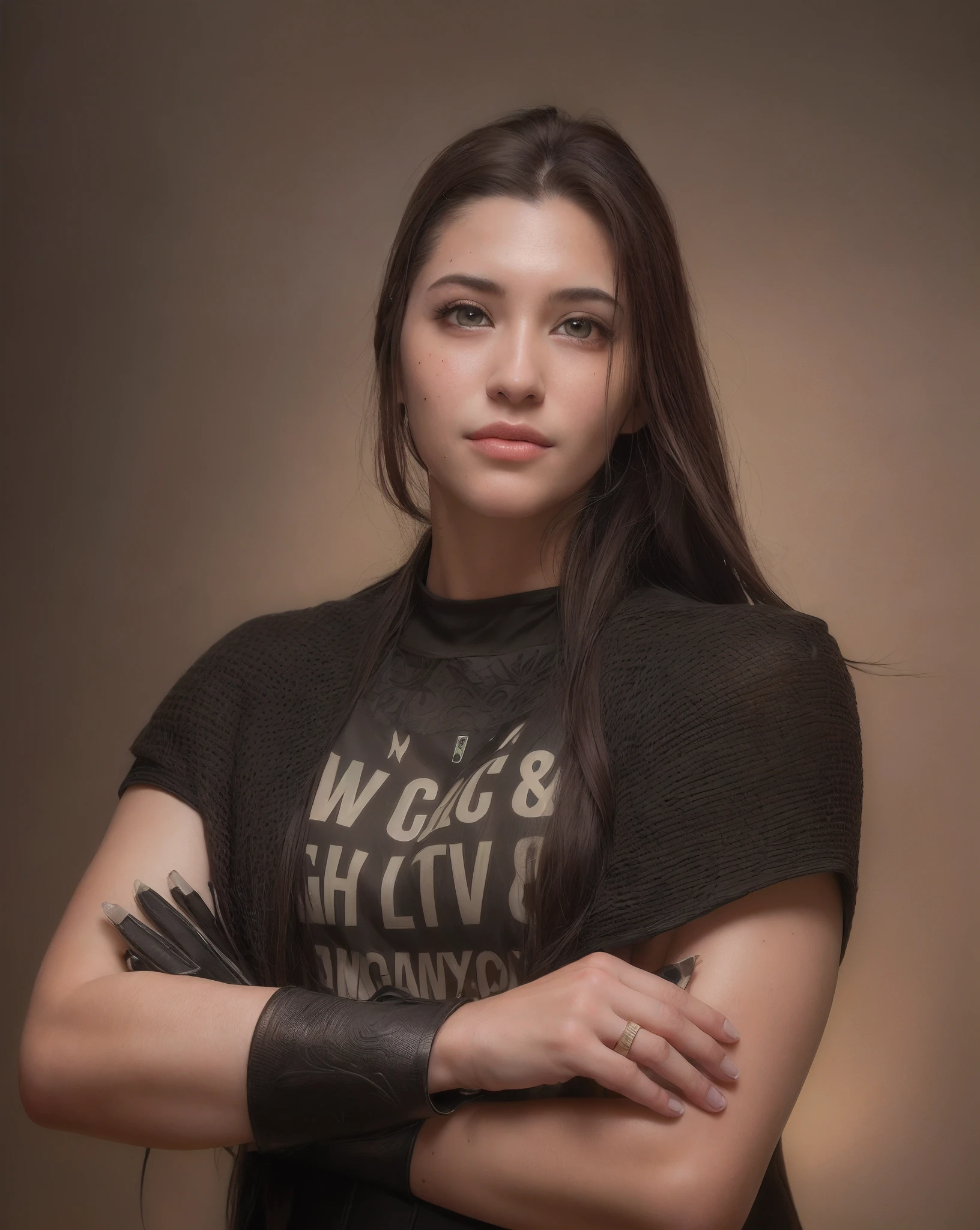 Bela guerreira SKS vestindo Skyrim Dragon Scale Armor, beautiful face,olhos brilhantes,hiper-realista,mulher em armadura segurando uma espada em uma floresta, Guerreira adulta do norte,