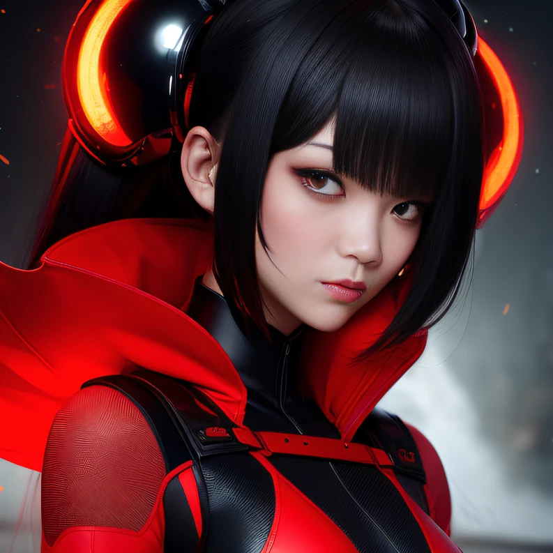 Highest image quality,Outstanding details,超高分辨率,(Fidelity:1.4),The best illustration,Favor the details,Highly cohesive 1girl,He has a delicate and beautiful face,Dressed in a light blue mech,wearing a mech helmet,Hold the direction controller,Riding on a motorcycle,The background is a high-tech lighting scene of the abandoned city of the future,Black gold antlers, Red and black cape,Rouge overalls,Water vapor female spy,Rouge complexion,Sauna buttocks mist jelly flat chest,Golden wire fish net knee pads space jump,Top view,Wear boxing gloves,extremely happy,He Xiaotong