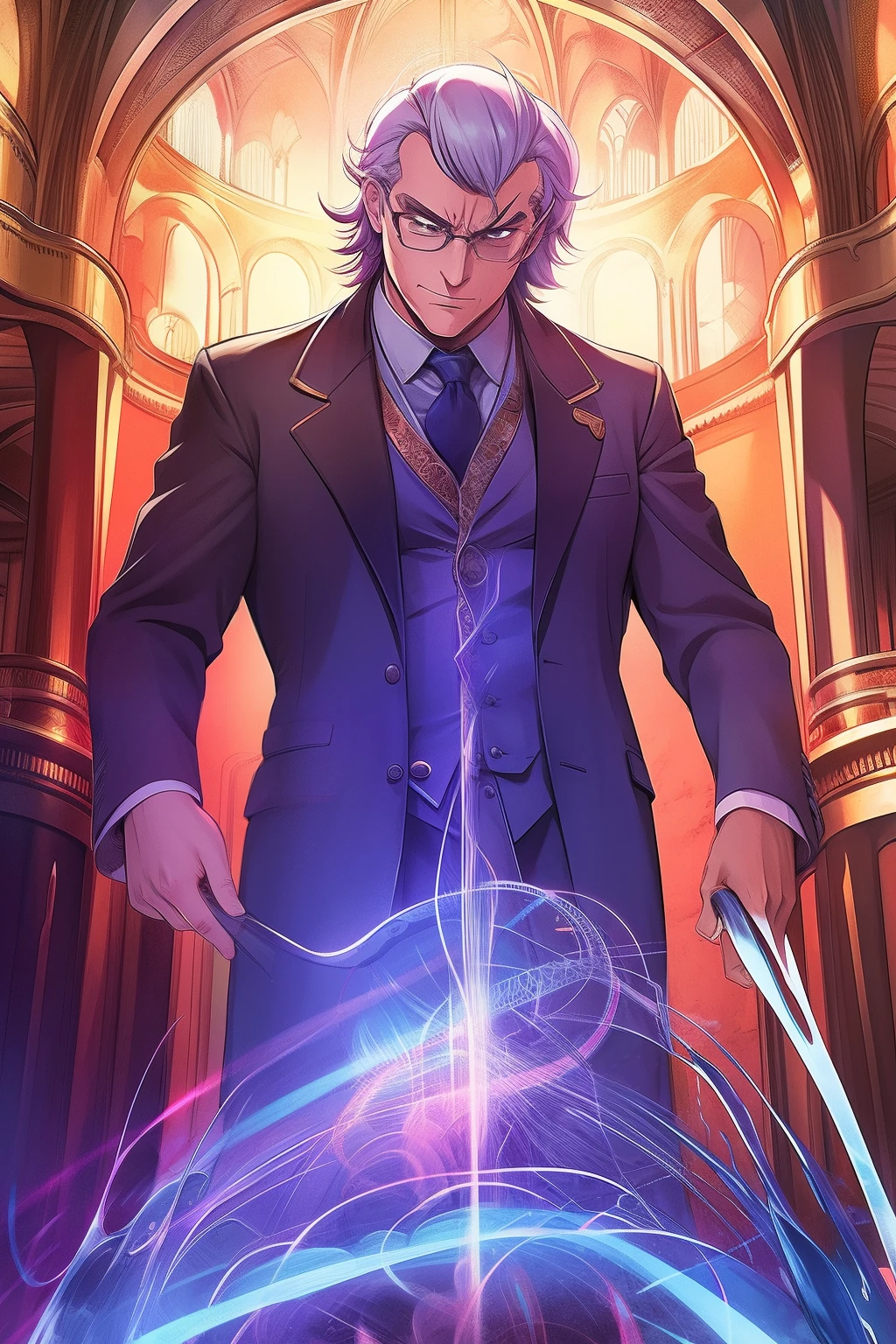 Poster Mad Male Scientist Right Right Contour Center Key Visual Complex High Detail Breathtaking Precise Line Art Vibrant Panorama Film Kahn Griffith Conrad Rosset