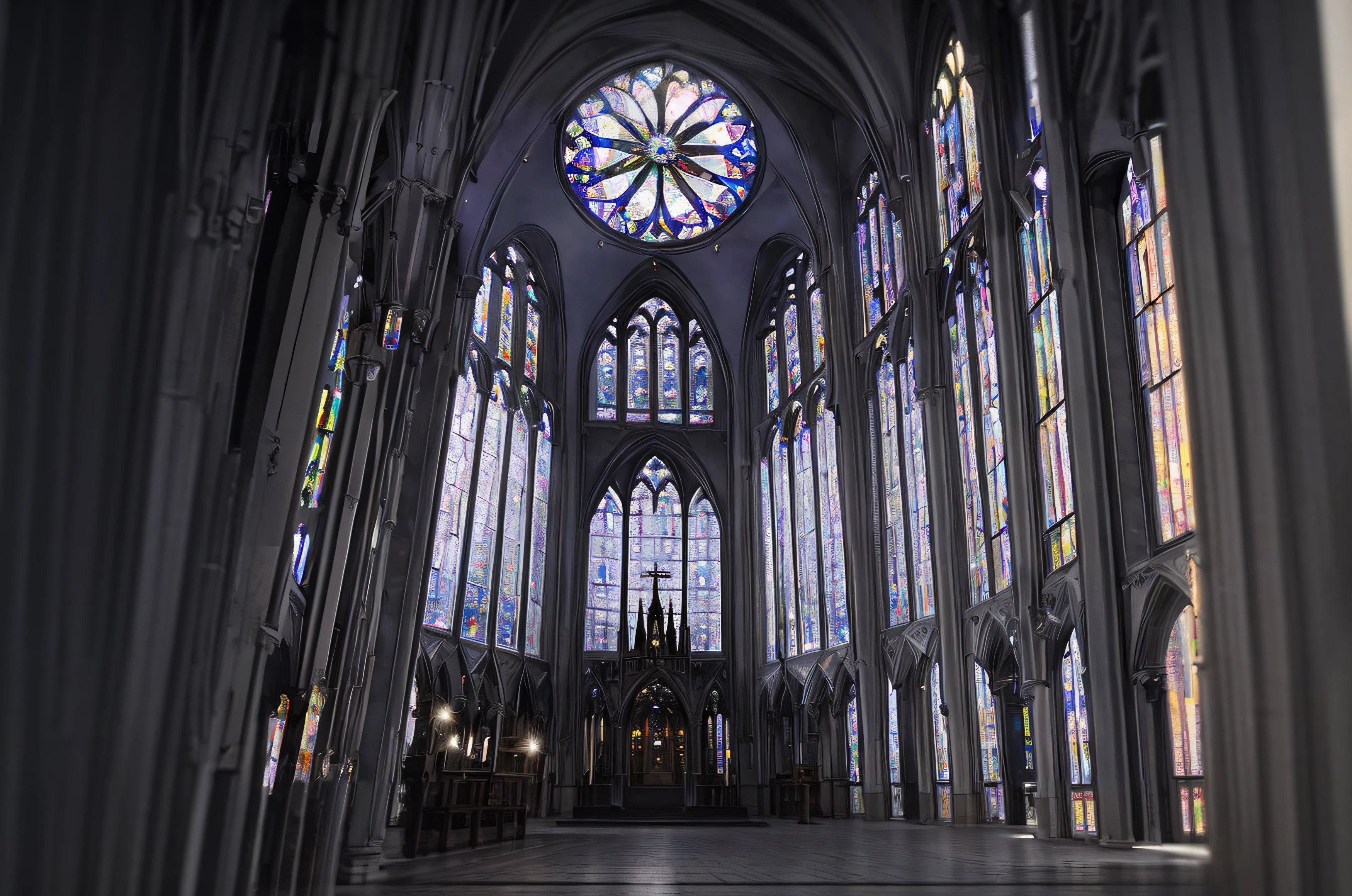 walls, floor, altar