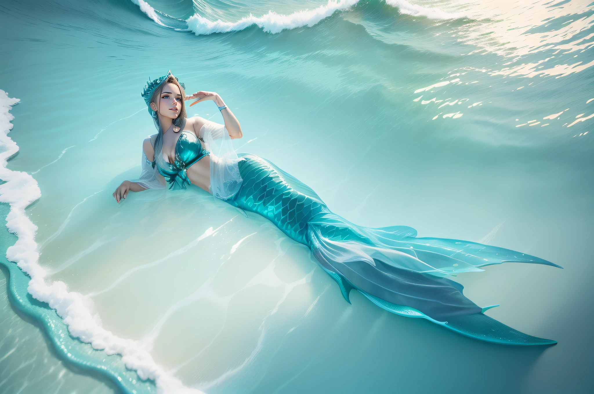 Female mermaid tail, Mermaid tail, Mermaid Body, mermaid, beautiful mermaid, rialistic photo、Queen of the Sea, inflatable, 2 meters, Cutest, tailed, product introduction photos, mermaids, 3 m, Photo Shot, , Little Mermaid, high quality costume, ariana grande as a mermaid