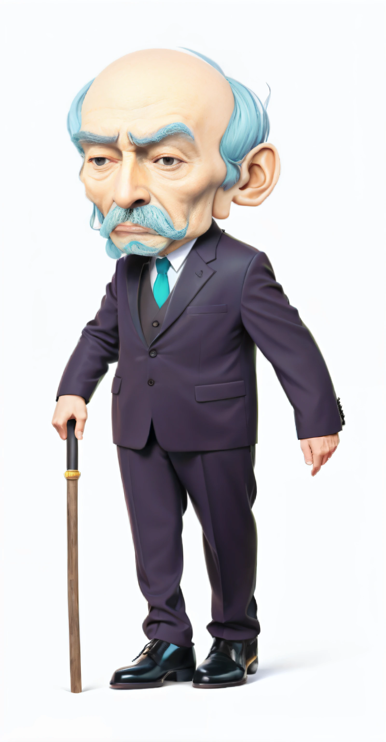 60Men wear suits,walking stick, he is wearing a suit,