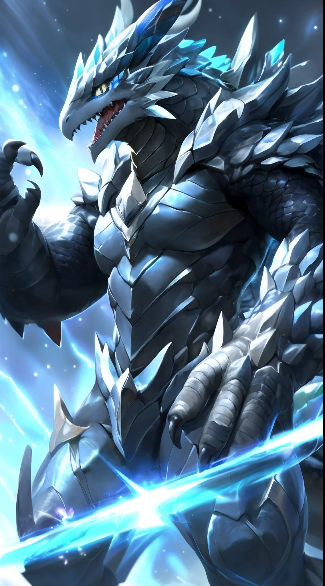 official art, perfect anatomy, anatomically correct,
bright eyes,
male, solo focus, celestial being, dragon, scales,
(crystal:0.6), (mineral fauna:0.6), light beam, reflective,
by t.y.stars, by null-ghost,
ultra detailed, cygames, shadowverse, evolution 3D ULTRA HD 16K