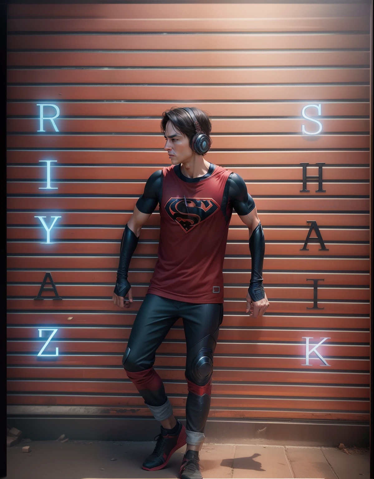 Change into superhero realistic face 8k ultra realistic