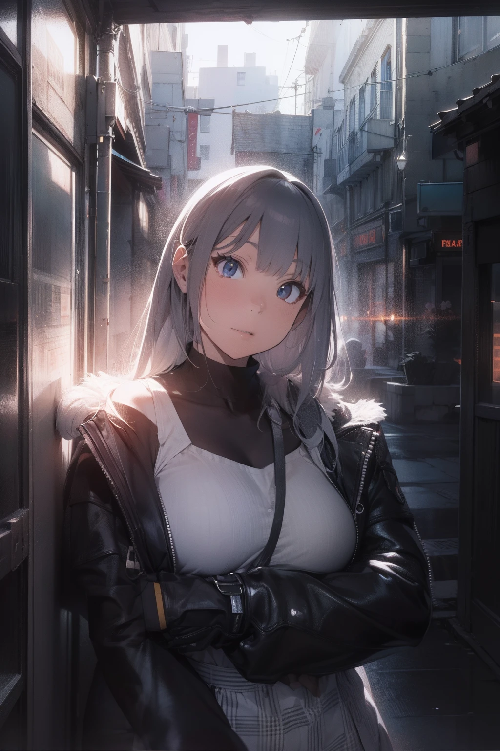 ultra-quality, ultla highres, Hyper Detailed, High contrast, superfine illustration, creative refinement, Stylish city