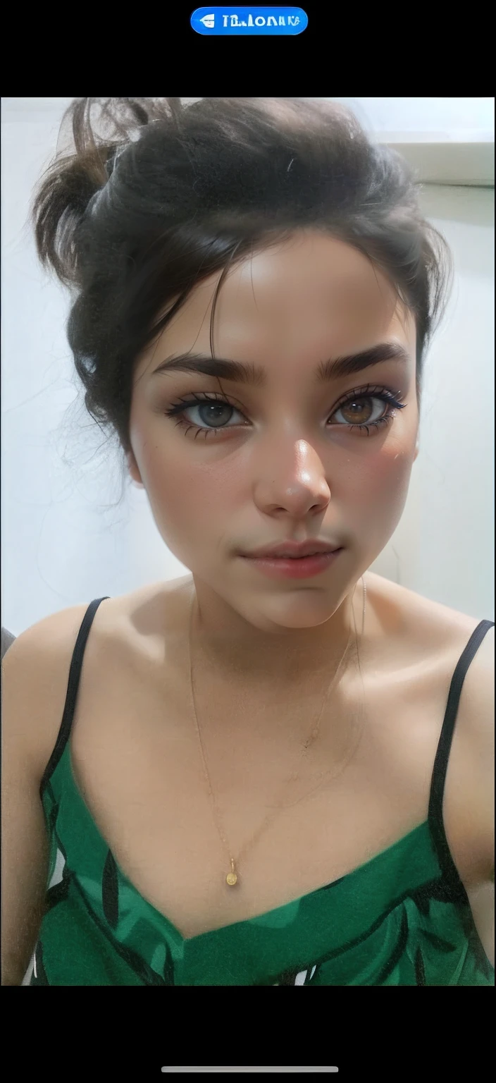 Generate a model resembling the person in the target photo, topless