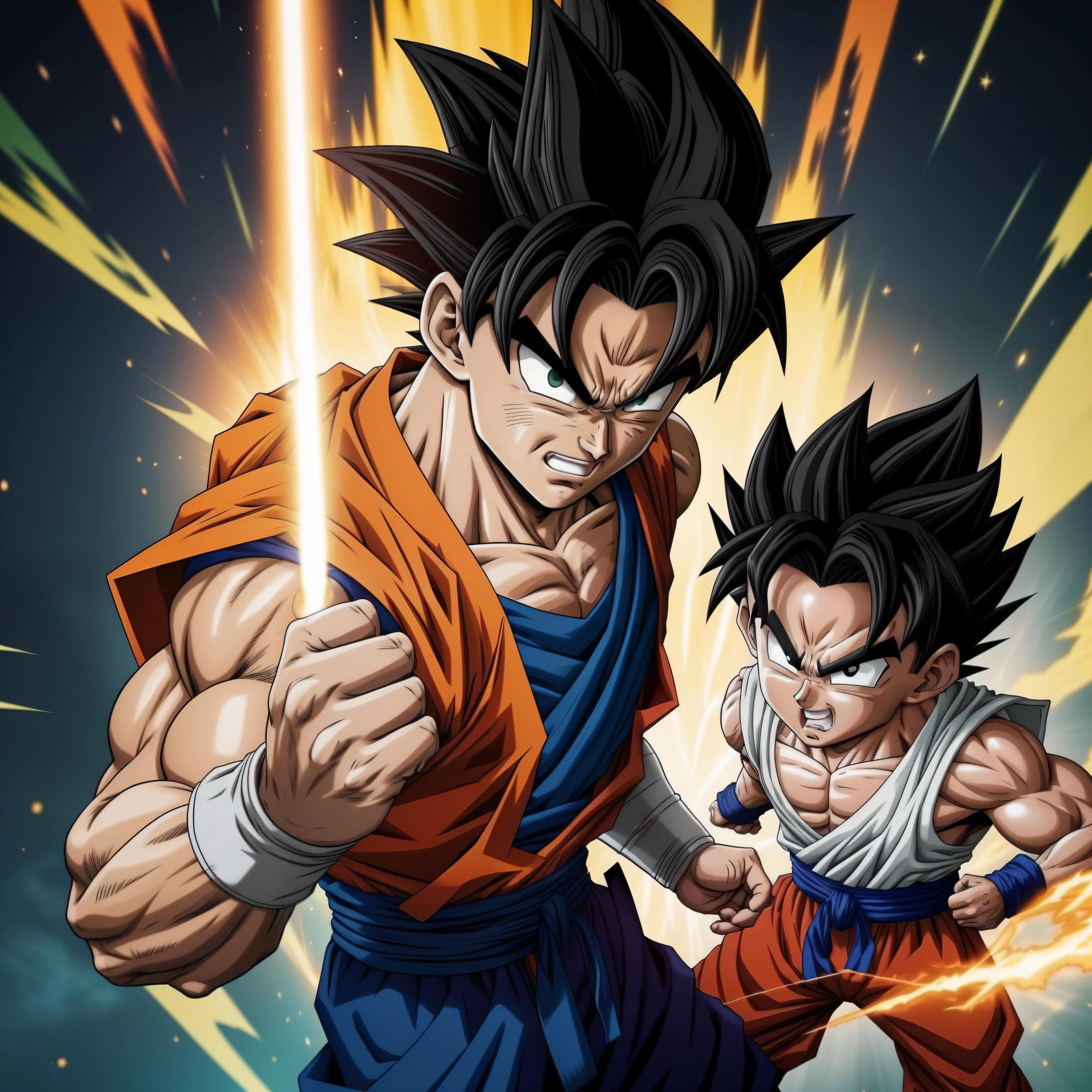 Novo Bate-papo
2023-09-01 16:10:17
Give me a template for me to make a good Gohan dragon anime in a Brazilian version
2023-09-01 16:10:17
Nome: Gohan Son
Idade: 17 anos
Estilo de luta: Artes Marciais
Personalidade: tipo, determinado, smart and responsible.
story: Gohan is the son of Goku and Chi-Chi and grandson of grandfather Gohan. nascido e criado no Brasil, ele foi treinado desde pequeno pelo seu pai e mestre em artes marciais, Goku. Gohan is known for his strength and impressive abilities, but also for his peaceful attitude and love of justice. He is a dedicated student and always strives to balance his studies with training.
visual: Gohan possui cabelos negros espetados e olhos castanhos escuros. Ele usa um kimono branco tradicional brasileiro com detalhes em verde e amarelo. His fighting suit consists of a pair of tight black pants, uma camisa verde e um cinto amarelo.
Poderes e Habilidades: Gohan is a skilled fighter and possesses a wide variety of techniques. Ele pode usar o Kamehameha, uma onda de energia poderosa, e o Masenko, um ataque de ki concentrado. Ademais, Gohan also possesses a transformation called Super Saiyan, that increases your strength and speed.
Parceiros e rivais: Gohan is close to his friends at Orange Star High School, onde estuda. He also has a strong friendship and healthy rivalry with his best friend, Troncos, outro guerreiro poderoso. His main enemy is the villain Cell, that he faced in an epic battle. Gohan also has a close relationship with his father, Goku, a quem sempre busca aconselhamento e treinamento.
Frases marcantes: "Strength is not everything. The real power lies in protecting those we love."; "I fight for peace and justice, mesmo que isso signifique enfrentar inimigos poderosos."; "Brazil is my home, and I will defend it with all my might!"