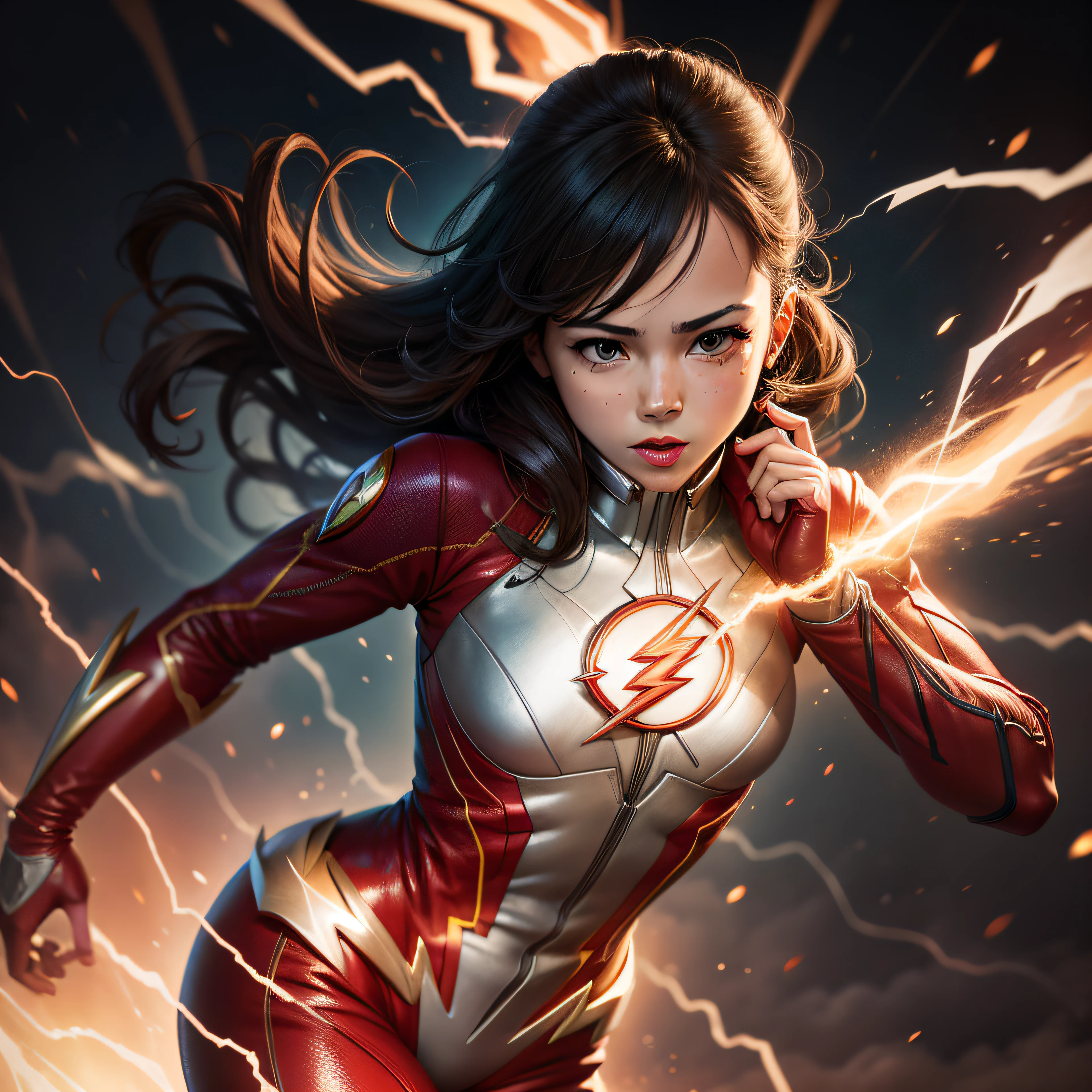 the flash girl