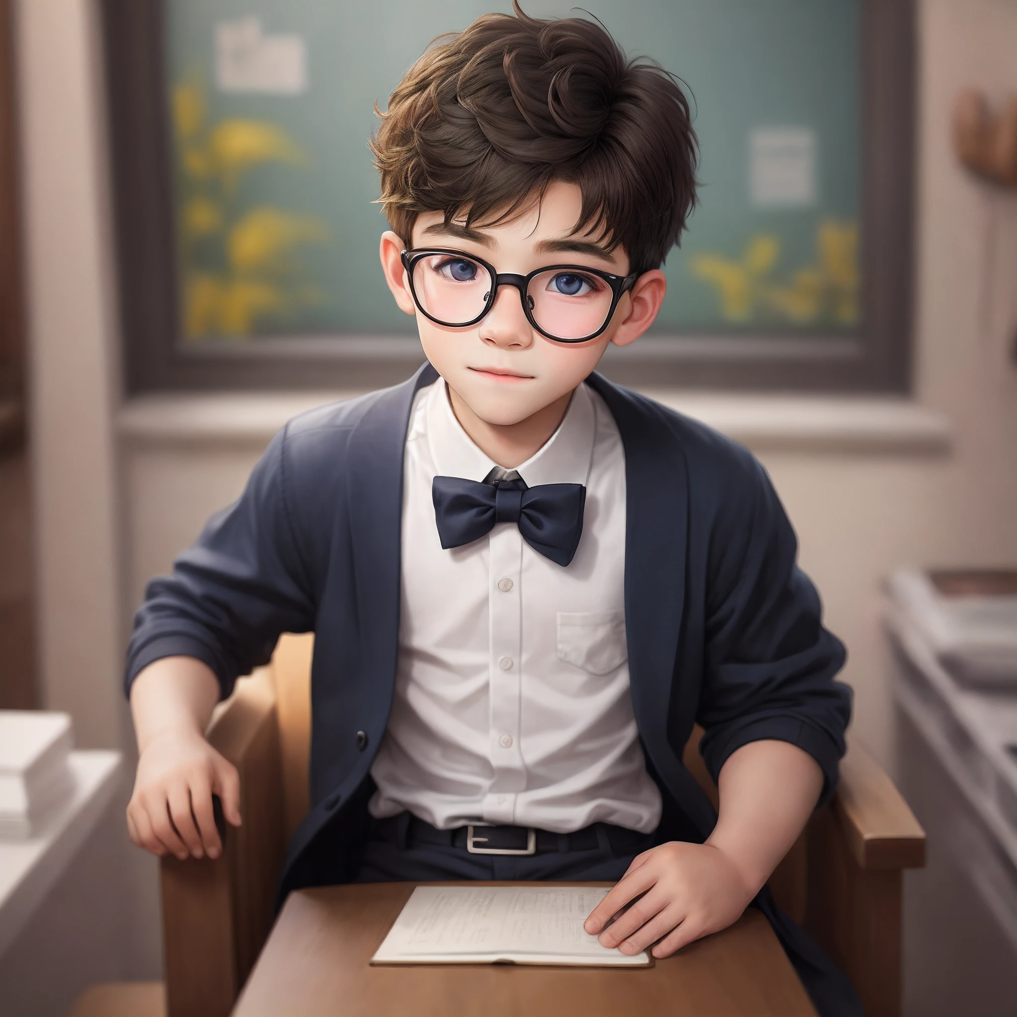 Boy with glasses