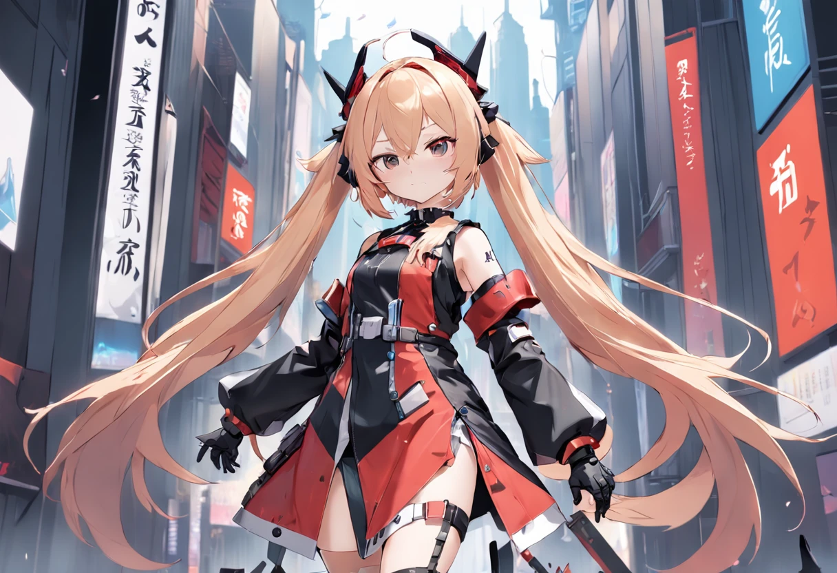 "front view, full body, character sheet, vtuber model, live 2d model, character, arknights, No background."