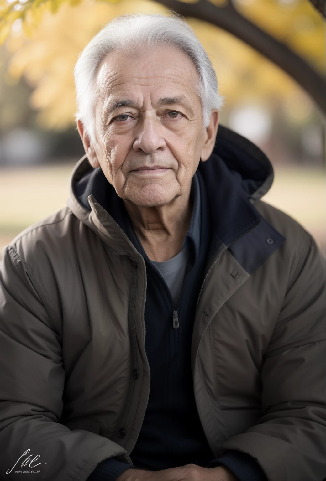 um close up de um homem sentado em um banco em um parque, foto de um homem, foto do retrato de um homem velho, O olhar de um idoso, uma foto de um homem, homem de meia-idade, Retrato de 50mm, retrato do homem velho, foto de um homem branco de 50 anos, ele tem cerca de 8 0 anos de idade