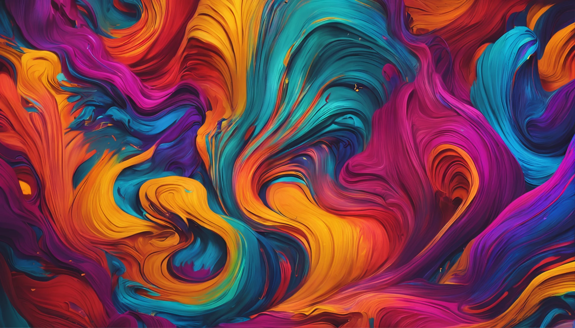 A colorful painting