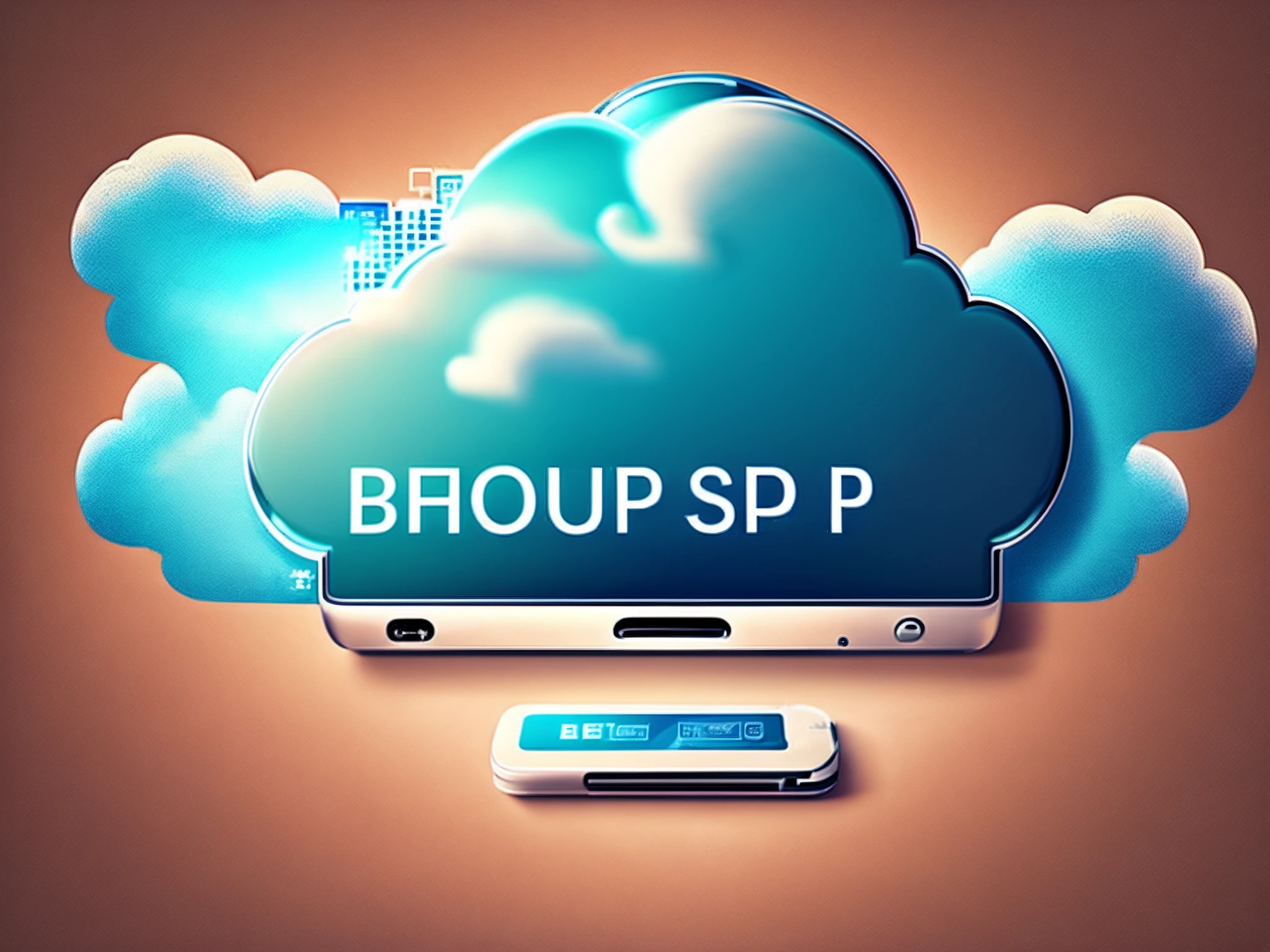 Create a perfect example page to introduce the cloud backup service to be sold