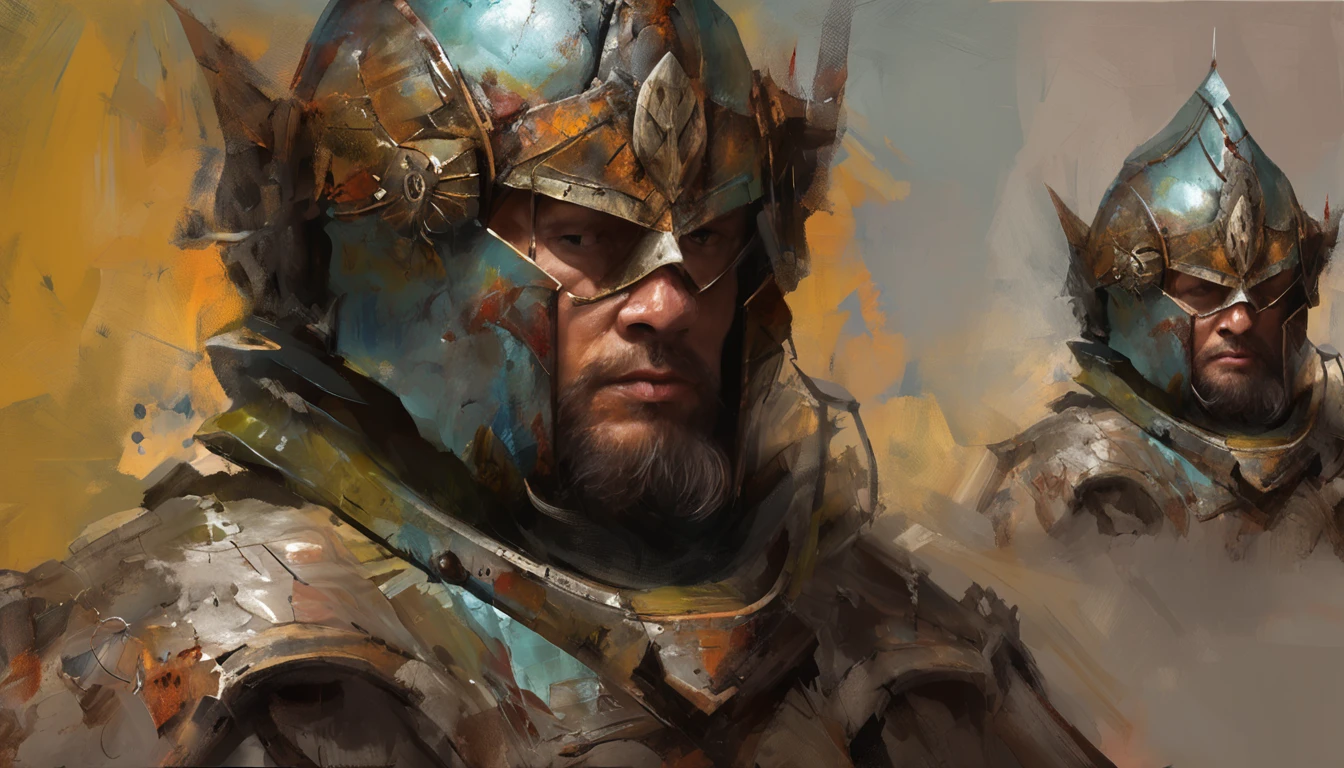image of a group of people in different costumes, medieval armor and technology combination, medieval armored mask, medieval+technology, 8k character concept art, 8 concept art style, amazing 8k character concept art, functional style fashion, eyes