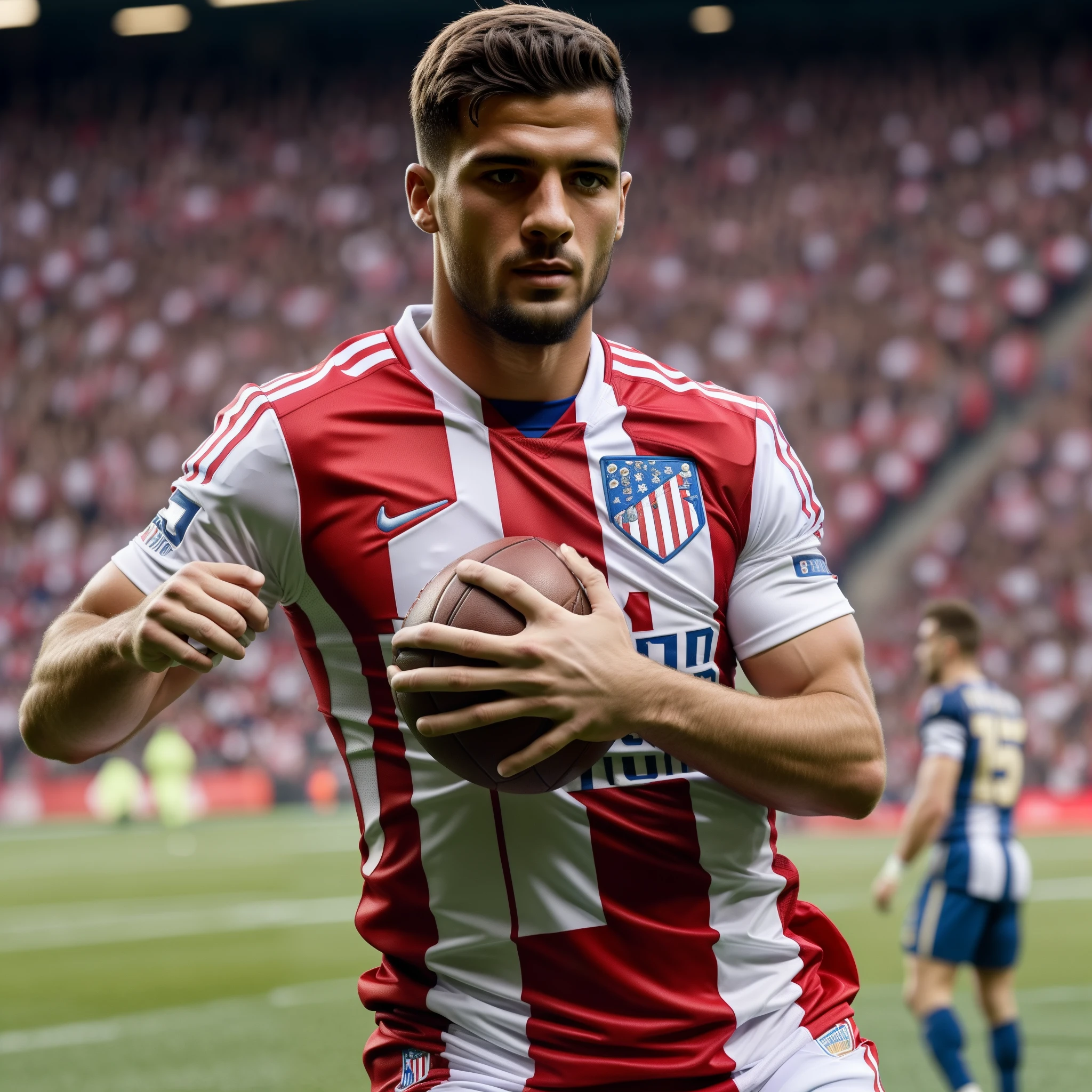 Football player in Atlético de Madrid