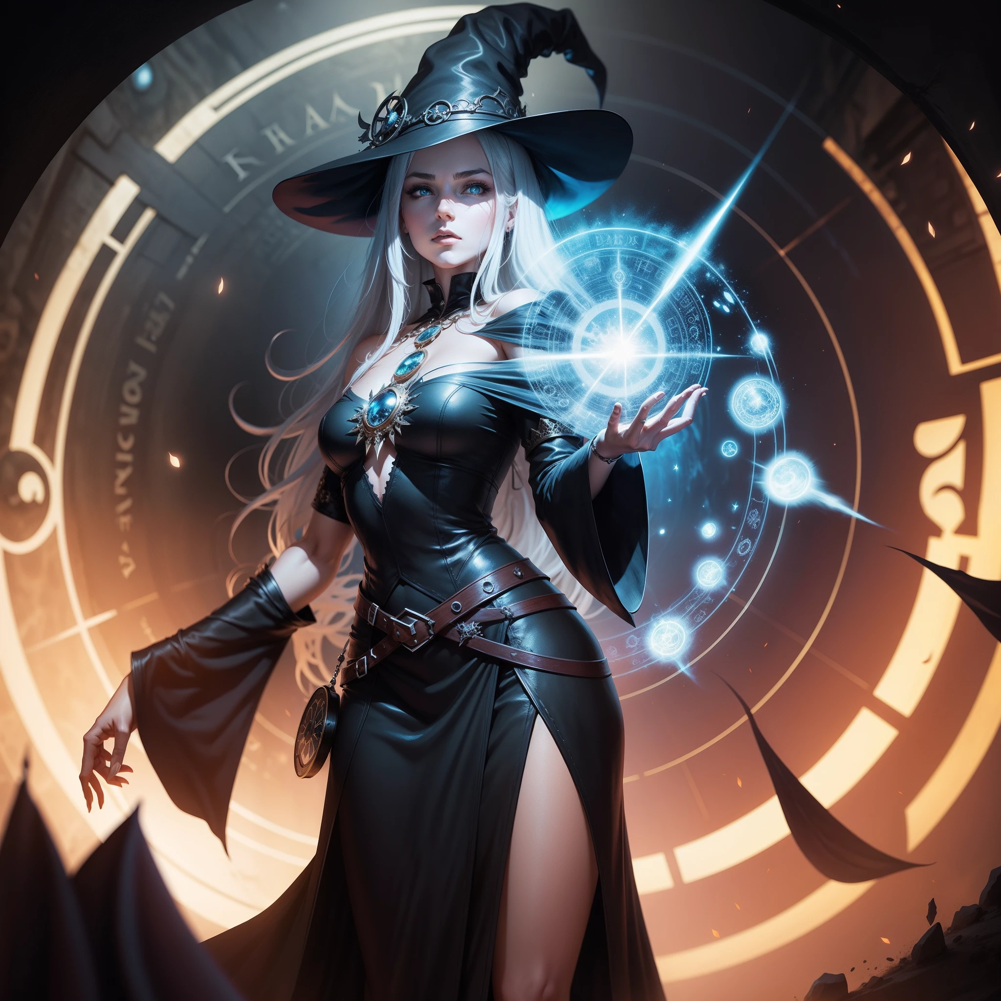 Magic Circle witch concept art fantasy