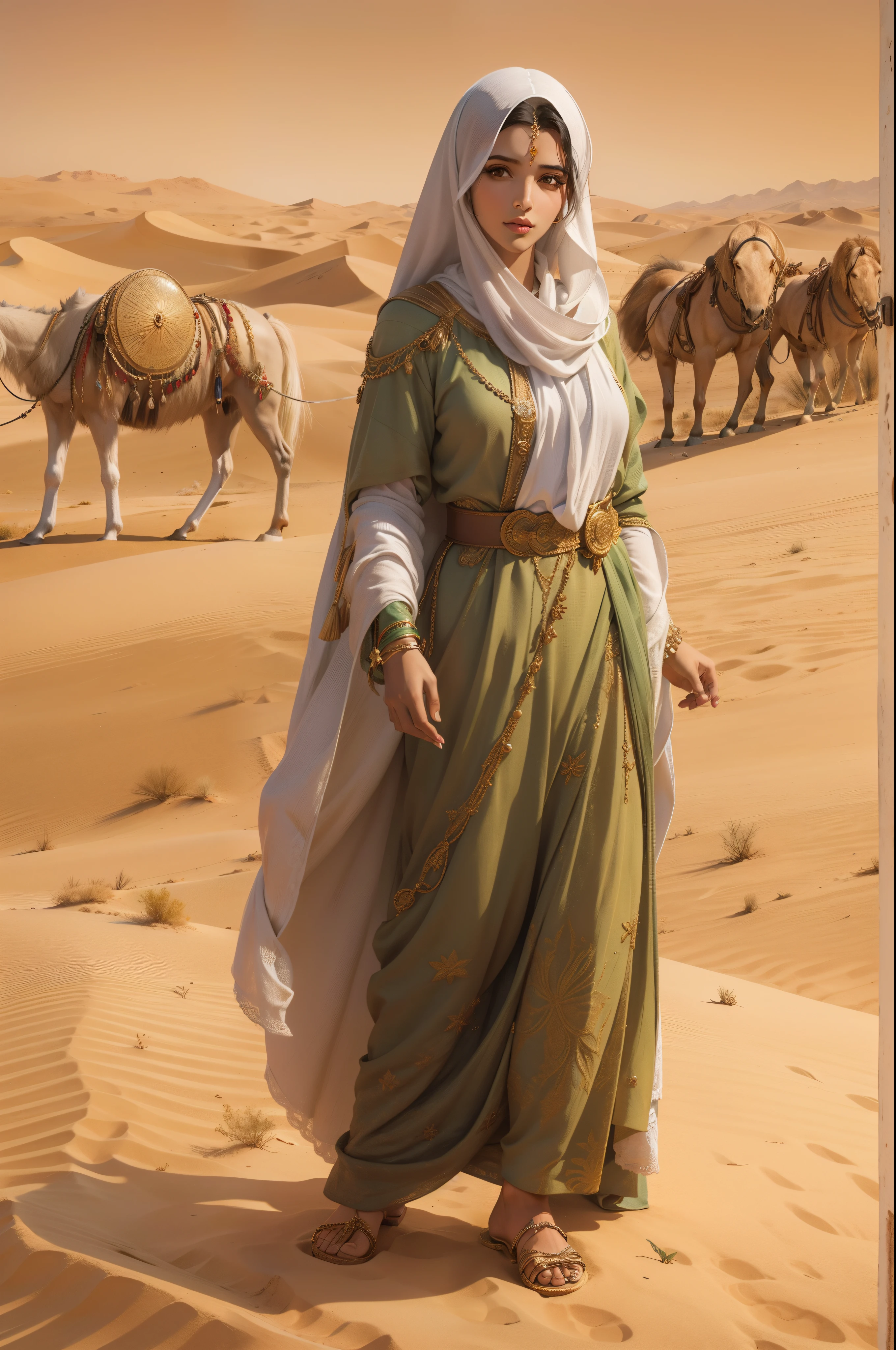 mulher judia, arabian woman, the Middle East, Mulher judia, Biblical character, olhando para a cima, mulher judia, Bible, Biblical character, deserto, Bible, Estilo realista, realismo