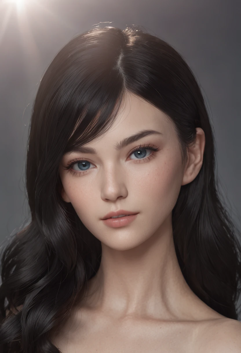 Black hair, short hair, blue eye color, black eyeliner, tattoo, full body, 8k sakin, 8k detail, ultra realistic face, ultra quality, ultra realistic, 8k skin detail