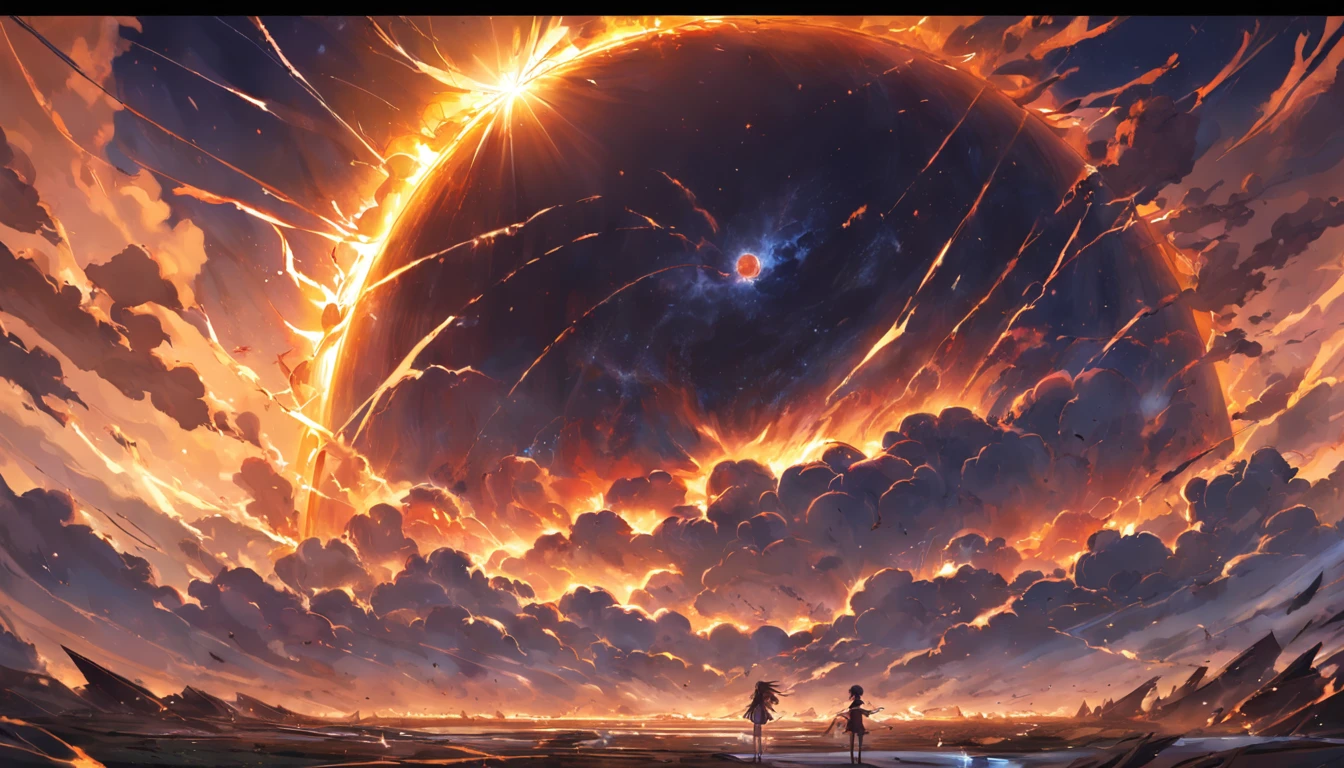 tempestade solar destruindo a terra