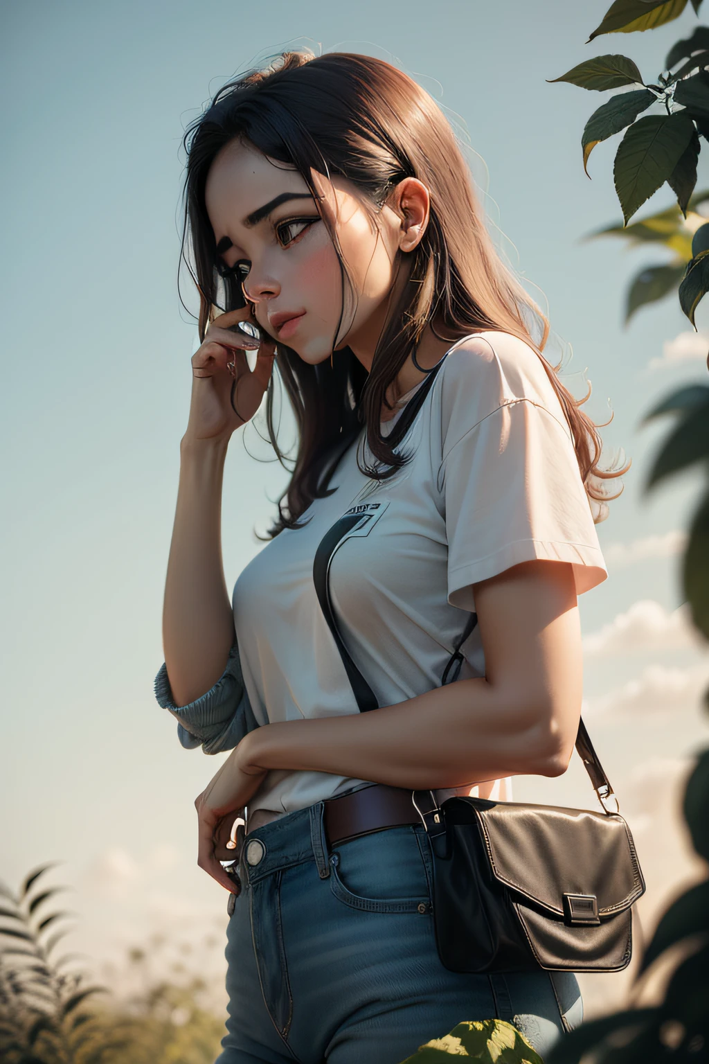 crie uma imagem realista relevante sobre Cultivando o bem-estar mental e emocional pessoal real unica
