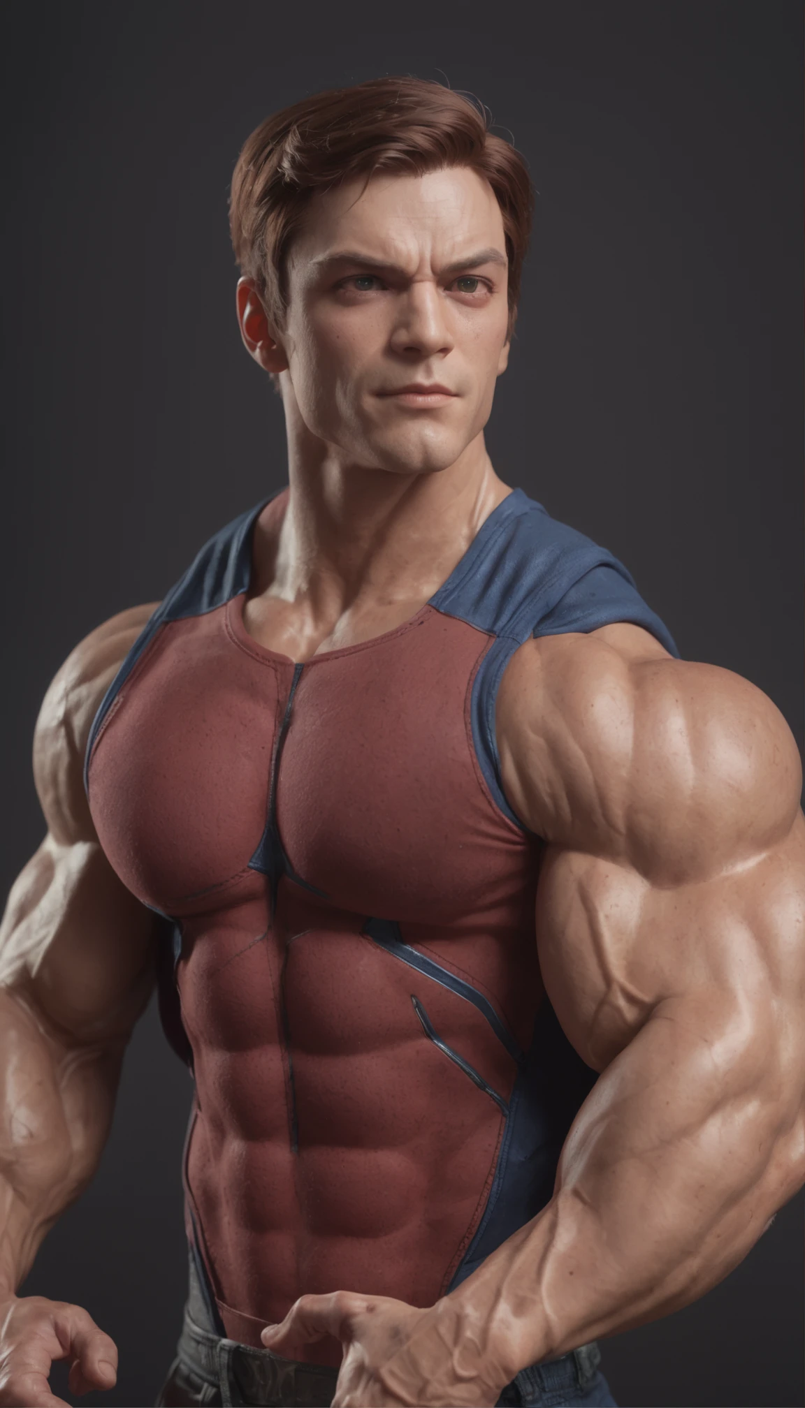 (bodybuilder)+[spider man]