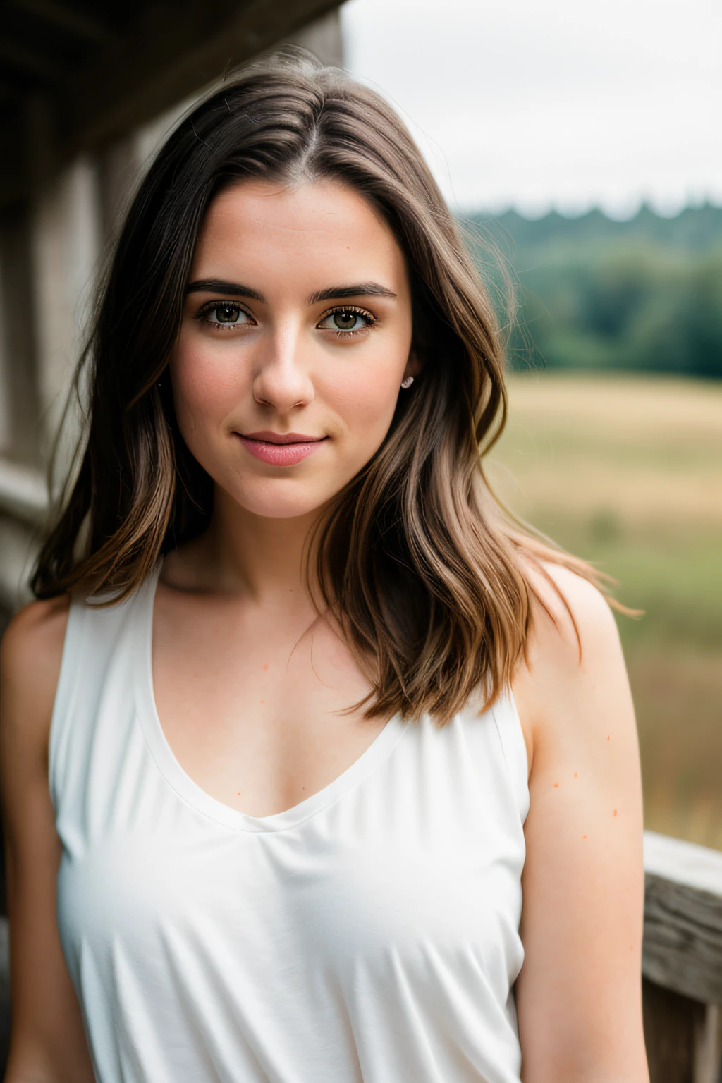 RAW photo, a portrait photo of Katie Read in casual clothes, natural skin, 8k uhd, high quality, film grain, Fujifilm XT3