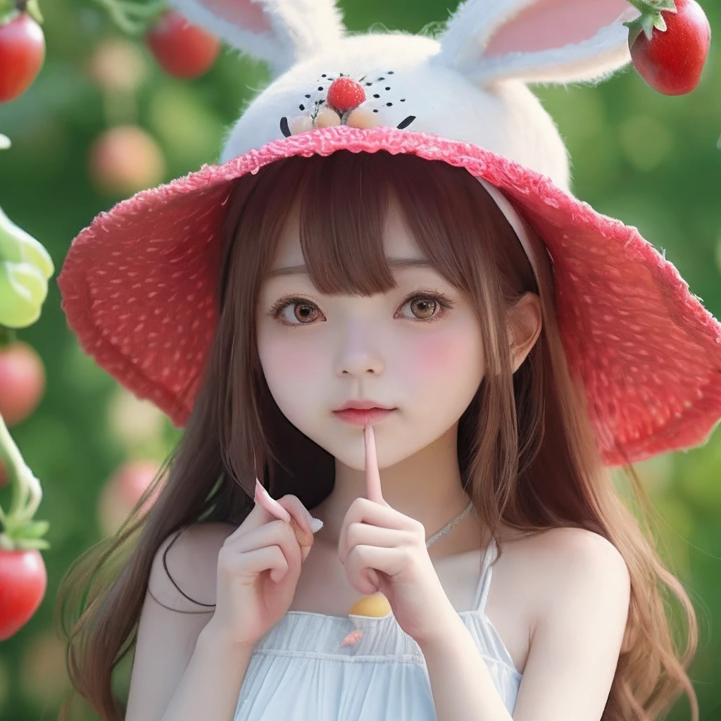 : 3。Pretty girl like a rabbit、Real kei、hairy、Animals in clothes、Apple、dark circles、teak、cherry、food、fruit、full bodyesbian、Hats、strawberries、tomatoes、watermelons、Wearing a rabbit-eared hat。Looking at me in embarrassment。nude