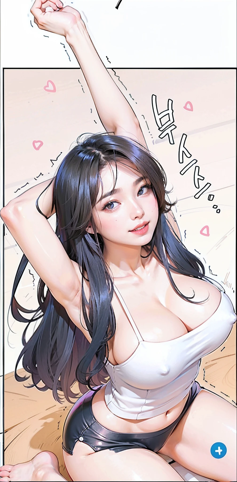 masuter piece、Best quality、Detailed face、masuter piece, Best quality, Very detailed beautiful face and eyes, Brown eyes,brunette color hair、 hime-cut, Solo, bob-cut,cheerful grin,Clean teeth alignment、Arms behind your head,put hands on the hip、full ,Leg up,squatt、(very Bigger breasts、The is very large、The is very large、Clean very large areolas,,、Masturbation:2.0、Insert into crotch、Bold emphasis on the crotch)、Put your ears out、Long neck、petty face、Clean big eyes、Perfect anatomy、Beautiful supermodels、Gloss on lips、(Really pure white blank background、Really pure white blank background)、Keep an eye on your audience、with perfect legs、perfectfingers、Perfect hand、Perfect body、just wear nothing、Insert only the middle finger of your left hand deep into it,ssmile,、symmetrical beautiful、Clean symmetry、symmetrical beautiful