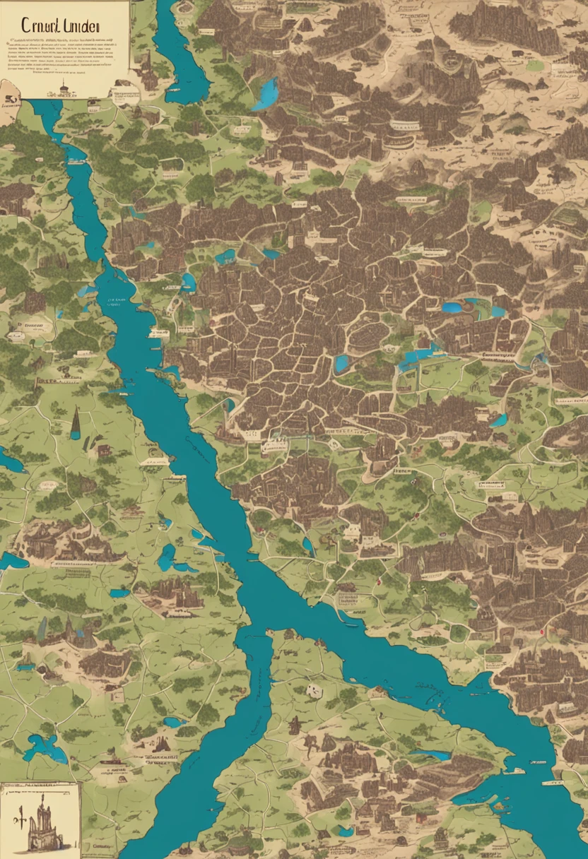 Me ajude a criar um mapa de um cidade portuaria para um jogo de RPG