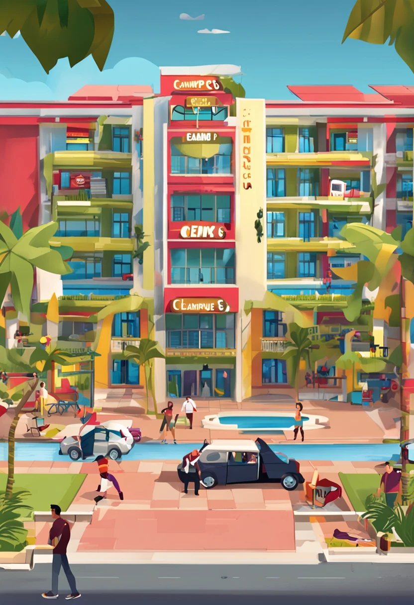 O jogo se passa num campus, You can play sports, estudar, create links, trabalhar, comprar e se aprimorar das mais diversas formas, Scenarios: Campus, Salas de aula, Apartamentos, Clubes, Piscina, Quadras, Refeitorio, Banheiros, Vestuarios, Biblioteca, Cinema, Shopping, Teatro, Academia, ranks, Rank division would be the "classes" da turma, exemplo: Rank/Classe/Turma E