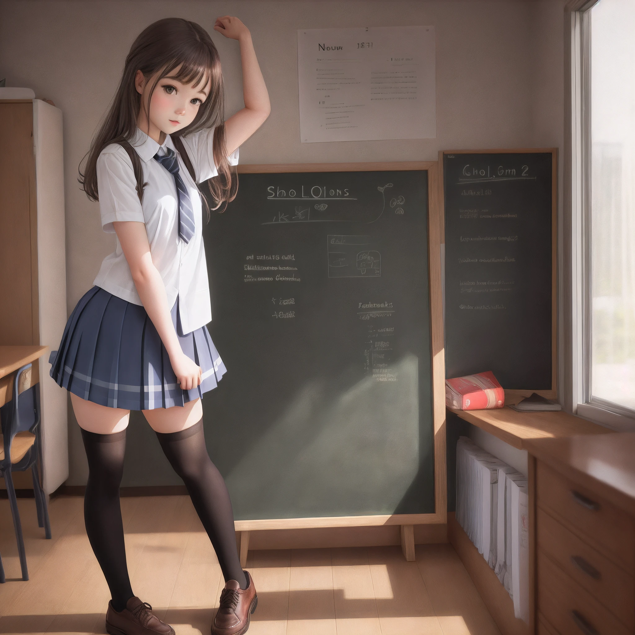nudity, , , schoolgirl, stockings