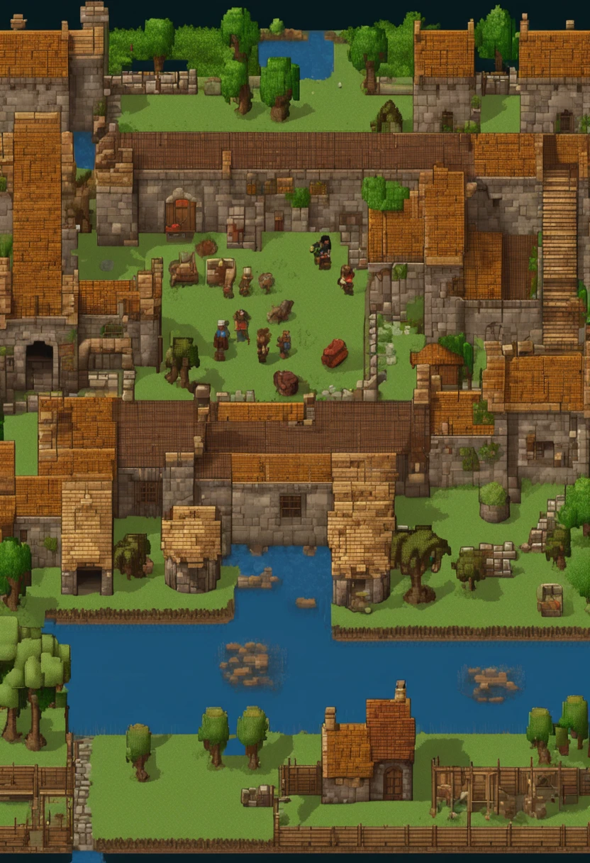 tilemap pixel art rpg medieval