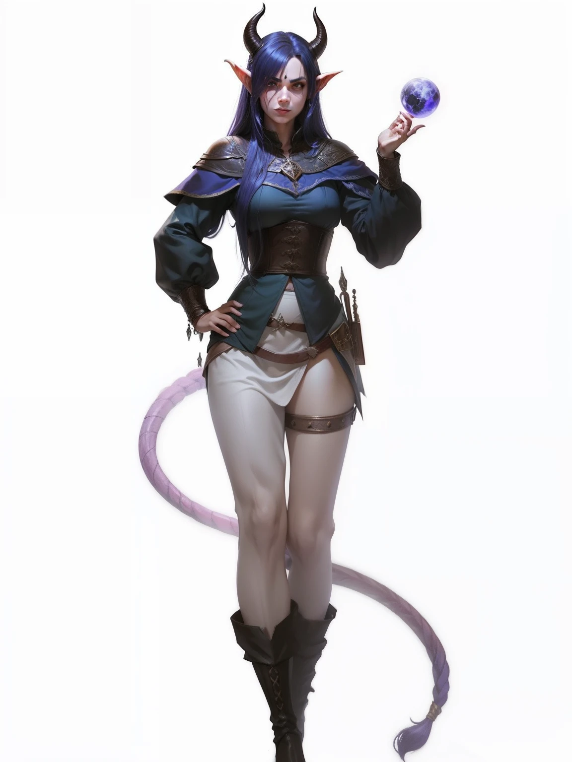 Criar uma tiefling em um ambiente madieval