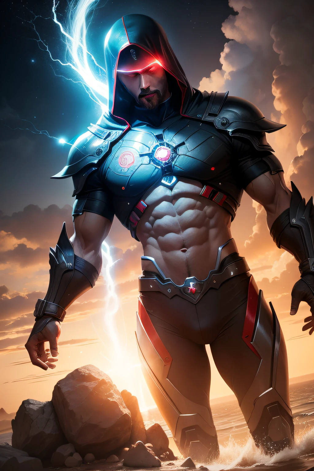 imagem realista relevante de Deus o todo poderoso divino criador do mundo
