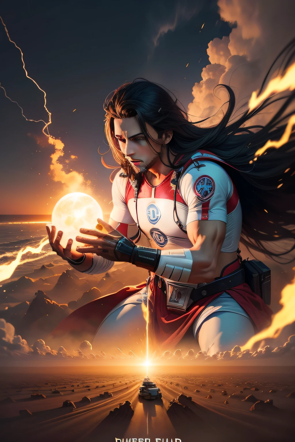 imagem realista relevante de Deus o todo poderoso divino criador do mundo