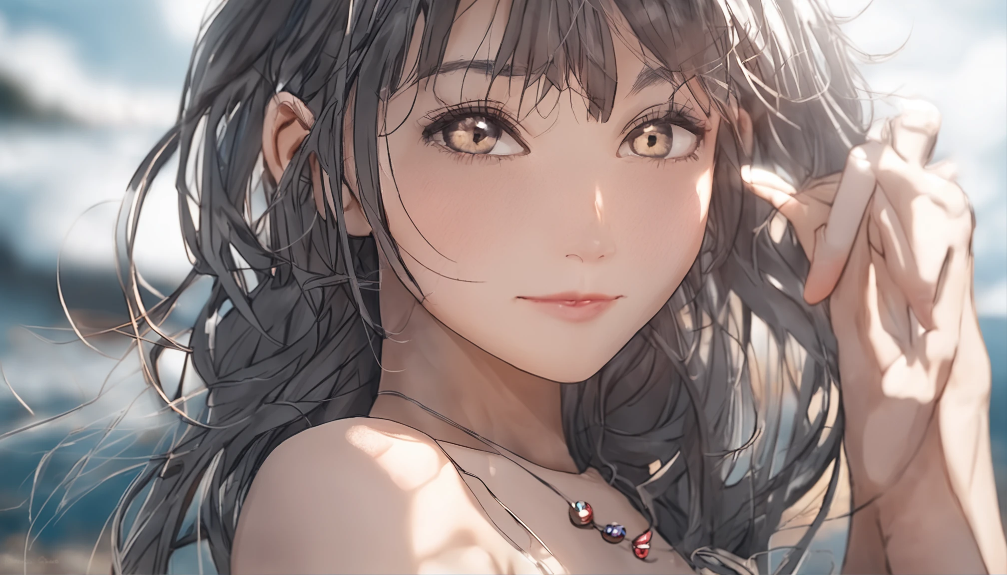 Close up portrait of bare breasted woman in bikini, Transparent bikini, Realistic Young Gravure Idol, Young Pretty Gravure Idol, Seductive Anime Girl, gorgeous bikini model, Cute Bikini, Beautiful Asian Girl, Young Gravure Idol, Young Sensual Gravure Idol, sophisticated gravure idol, goddess of Japan, Japanese Models, Sexy Girl, lake blue, realistic bikini