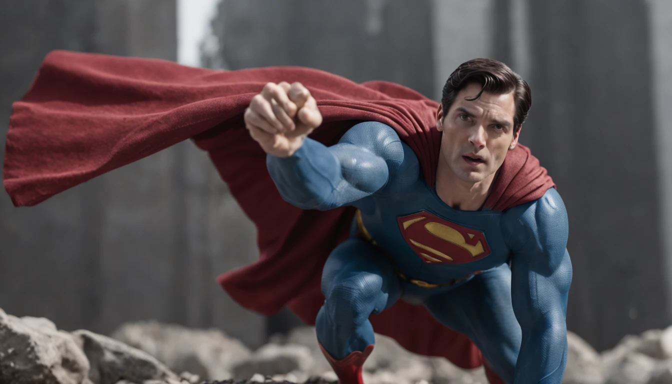 superman lutando contra o thanos