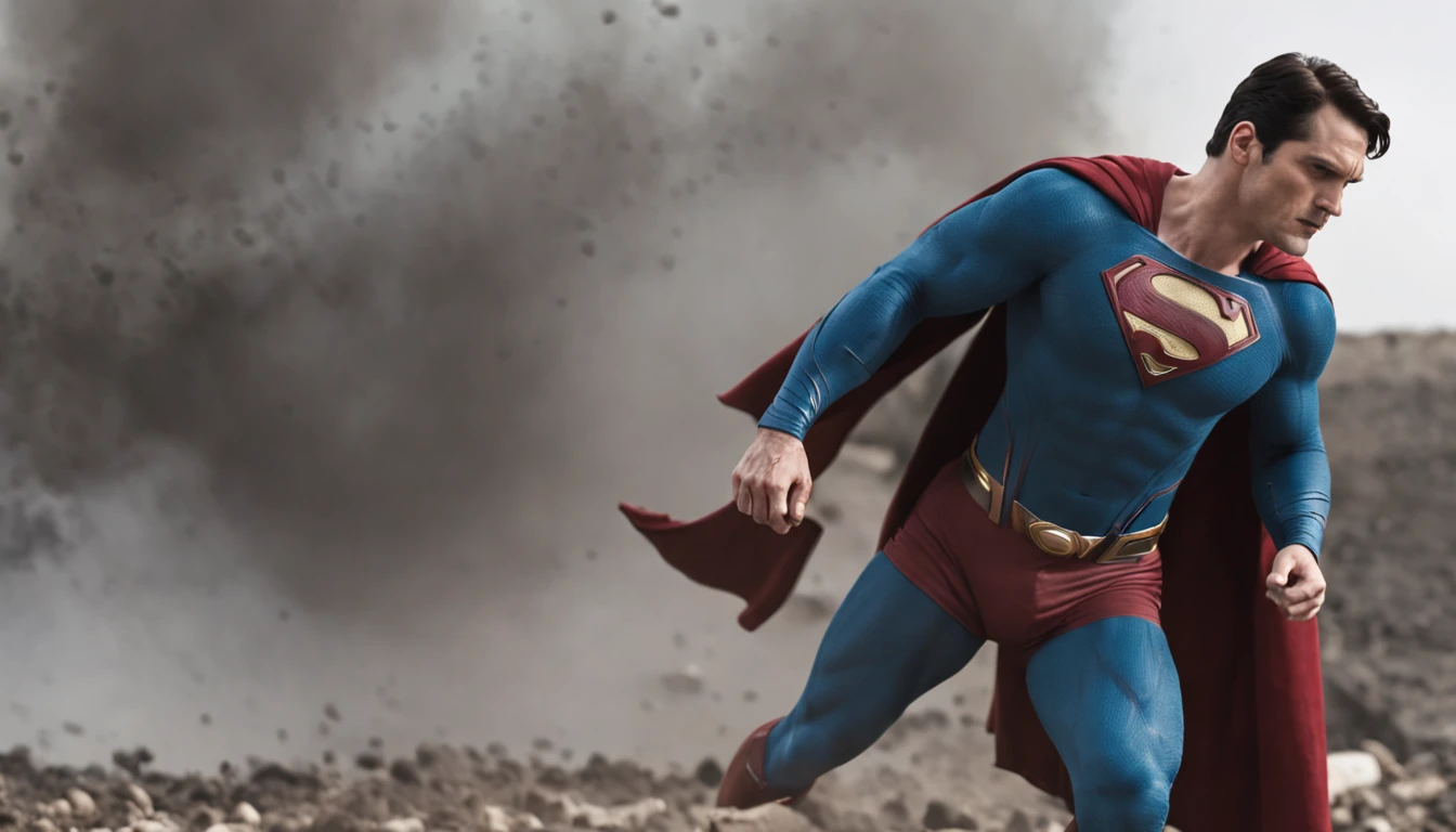 superman lutando contra o thanos